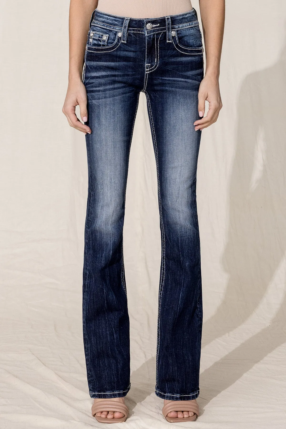 Velvet Wing Bootcut Jeans sold by Miss Me product image thumbnail 5
