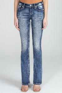 Floral Angel Wing Bootcut Denim sold by Miss Me