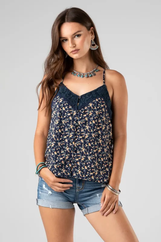 Floral Lace Cami sold by Miss Me