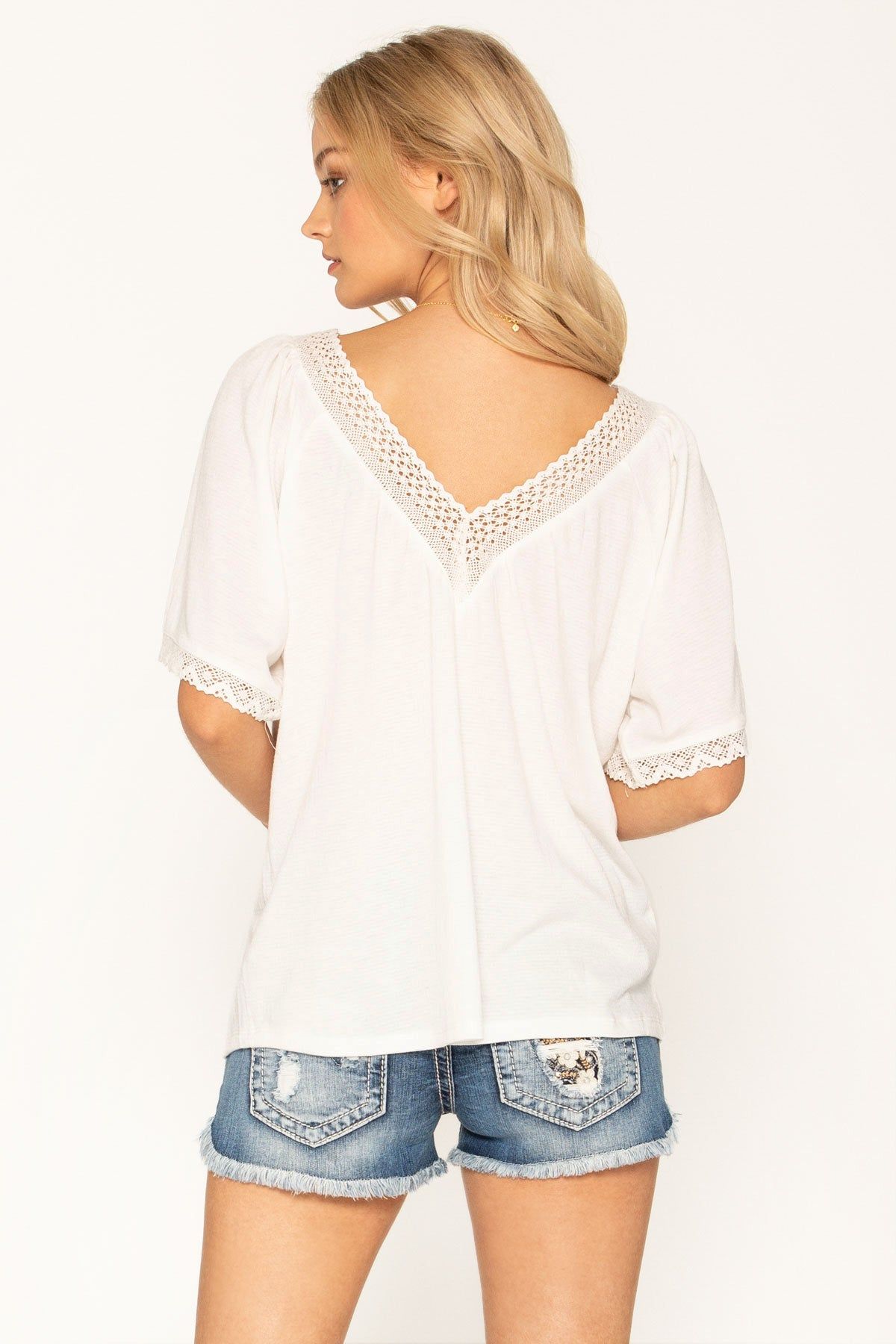 Darling Angel 1/2 Sleeve Top sold by Miss Me product image thumbnail 3