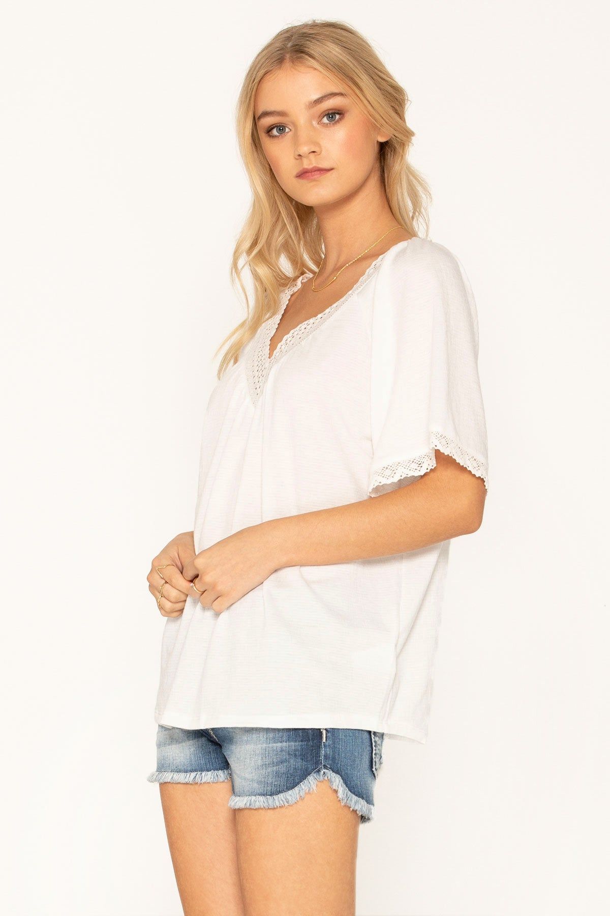 Darling Angel 1/2 Sleeve Top sold by Miss Me product image thumbnail 2
