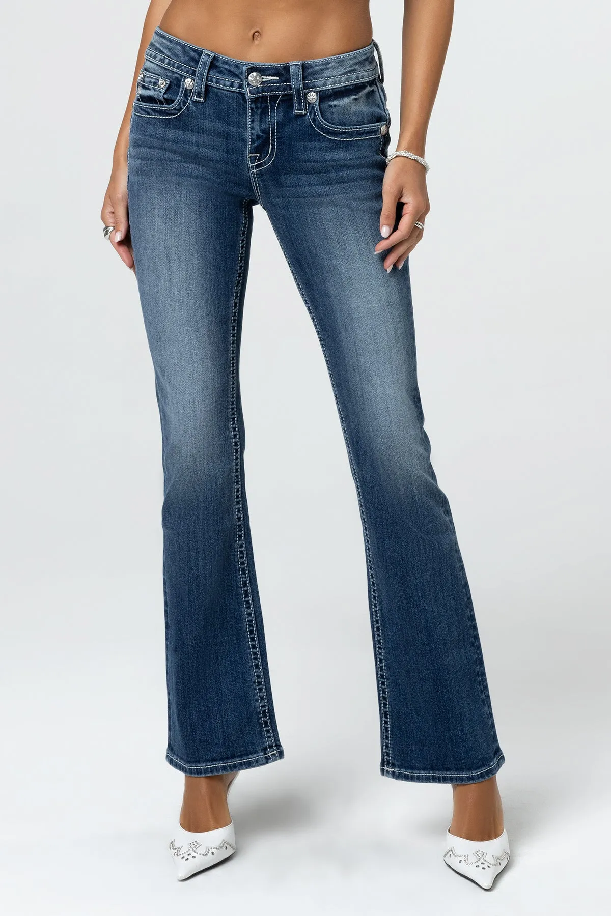 Winged Spirit Bootcut Jeans sold by Miss Me product image thumbnail 2