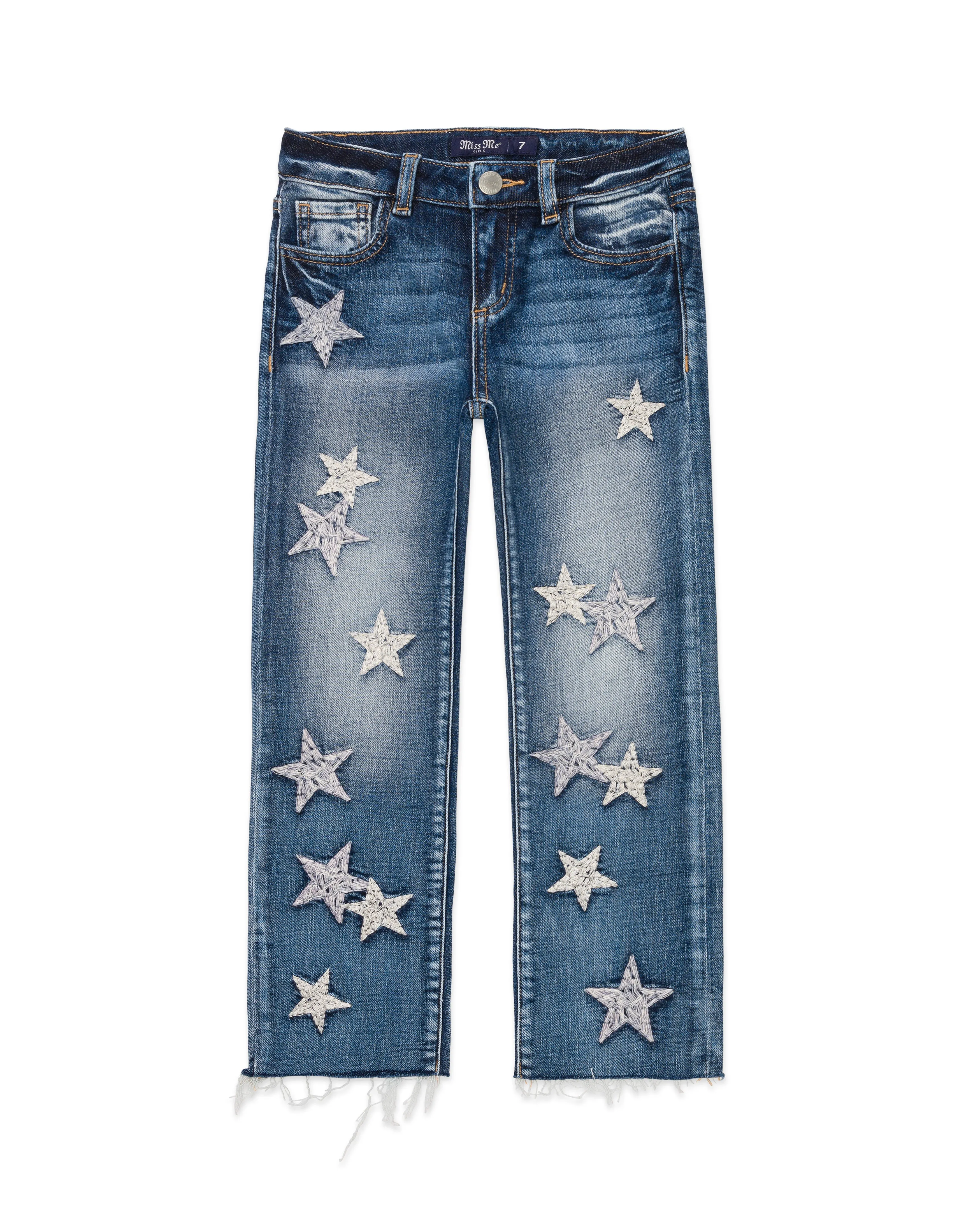 Girls All The Stars Straight Jeans sold by Miss Me