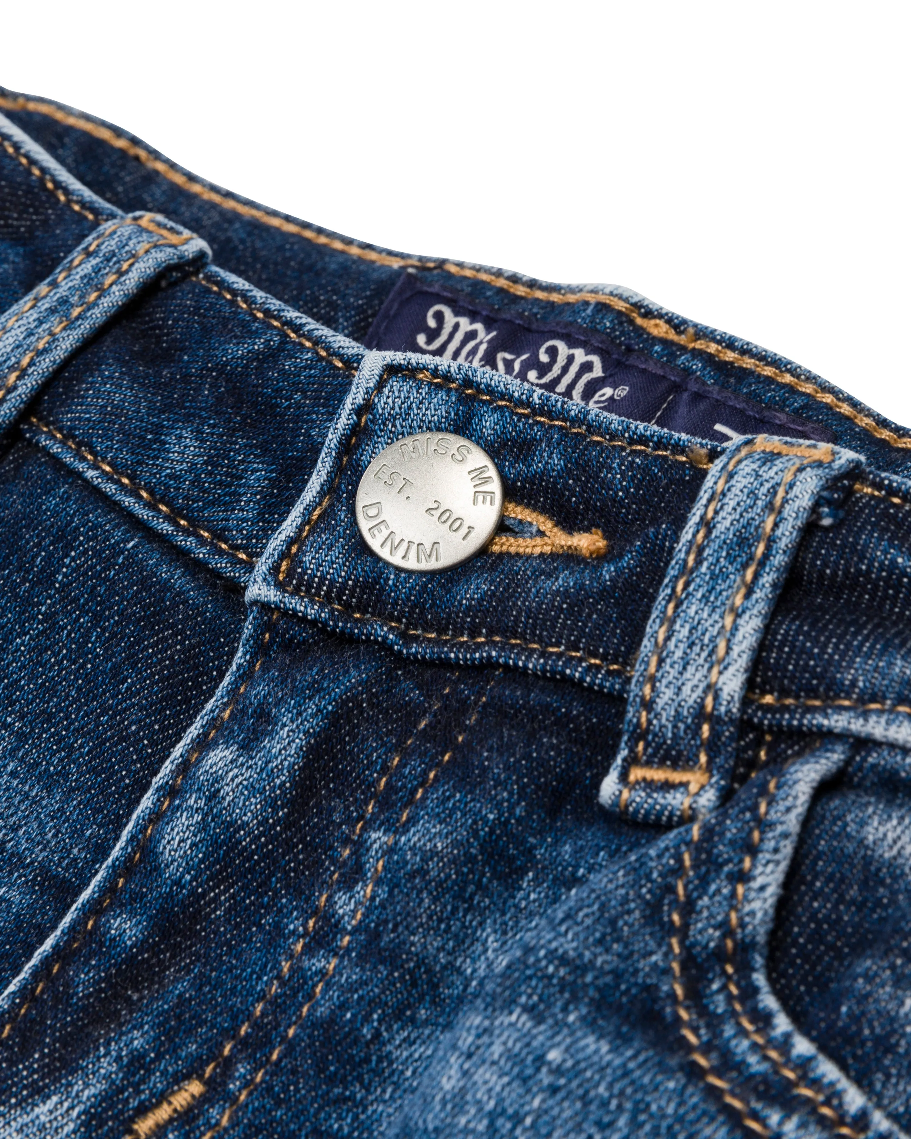 Girls All The Stars Straight Jeans sold by Miss Me product image thumbnail 5