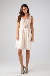 Crochet Mini Dress sold by Miss Me