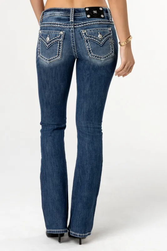 Cleo Stitched Bootcut Jeans sold by Miss Me