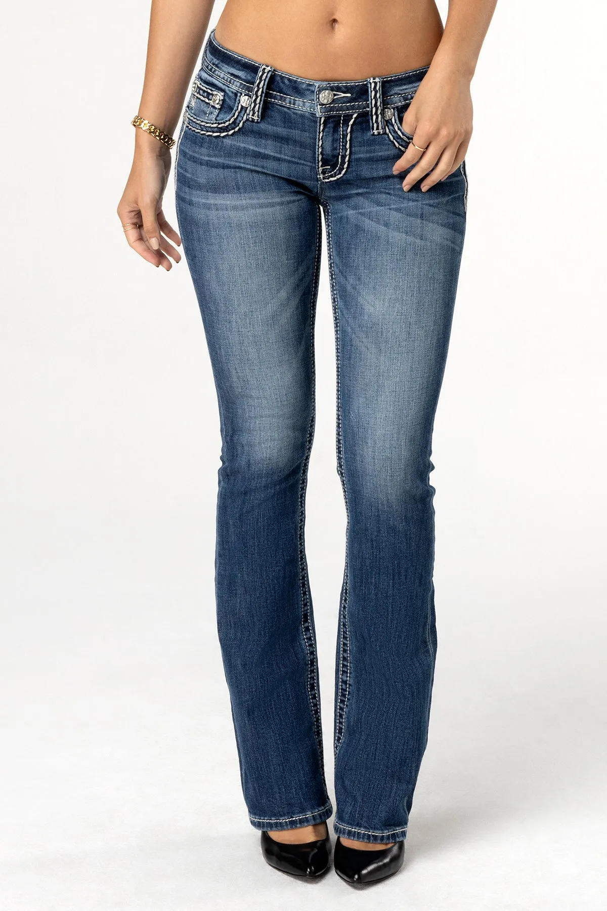 Cleo Stitched Bootcut Jeans sold by Miss Me product image thumbnail 3