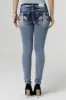 Fleur de Paisley Skinny Jeans sold by Miss Me