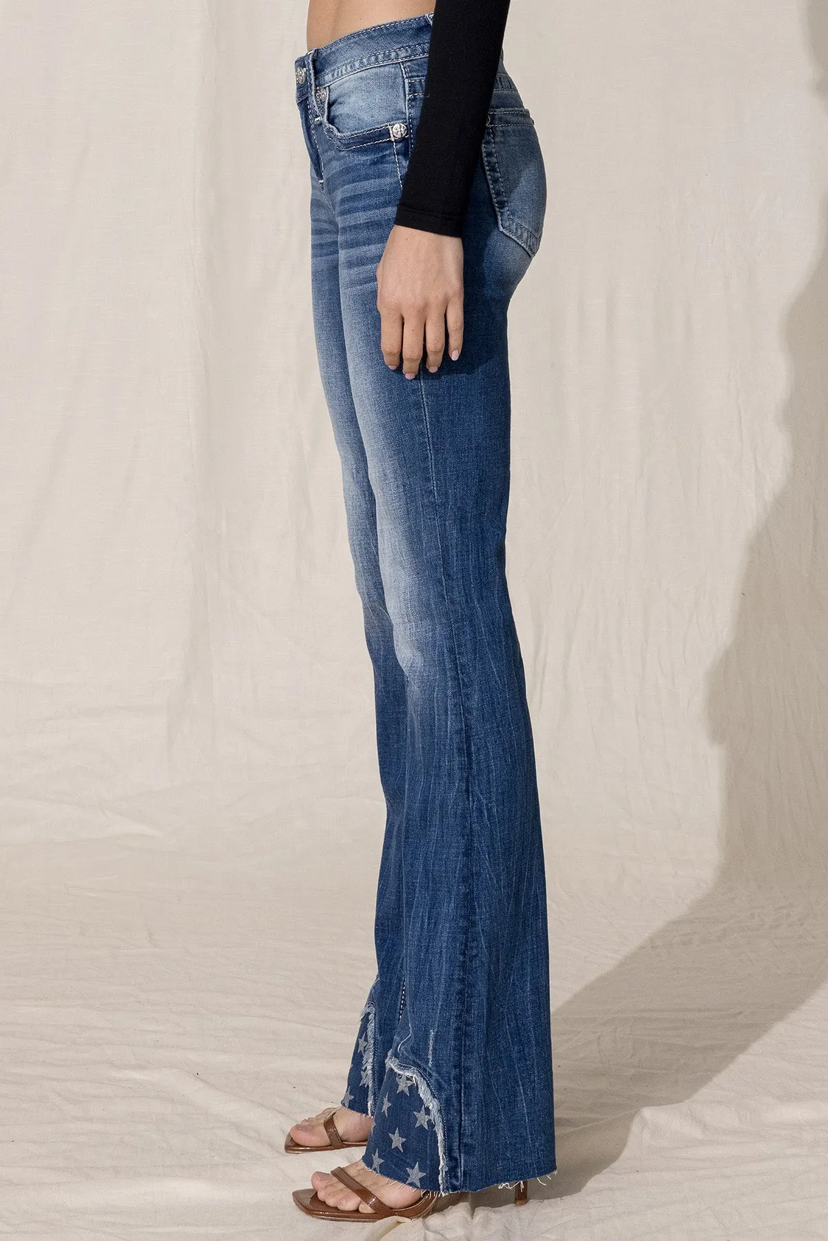 Stars Below Bootcut Jeans sold by Miss Me product image thumbnail 5