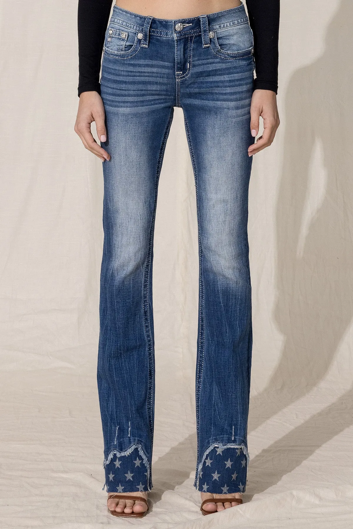 Stars Below Bootcut Jeans sold by Miss Me product image thumbnail 4