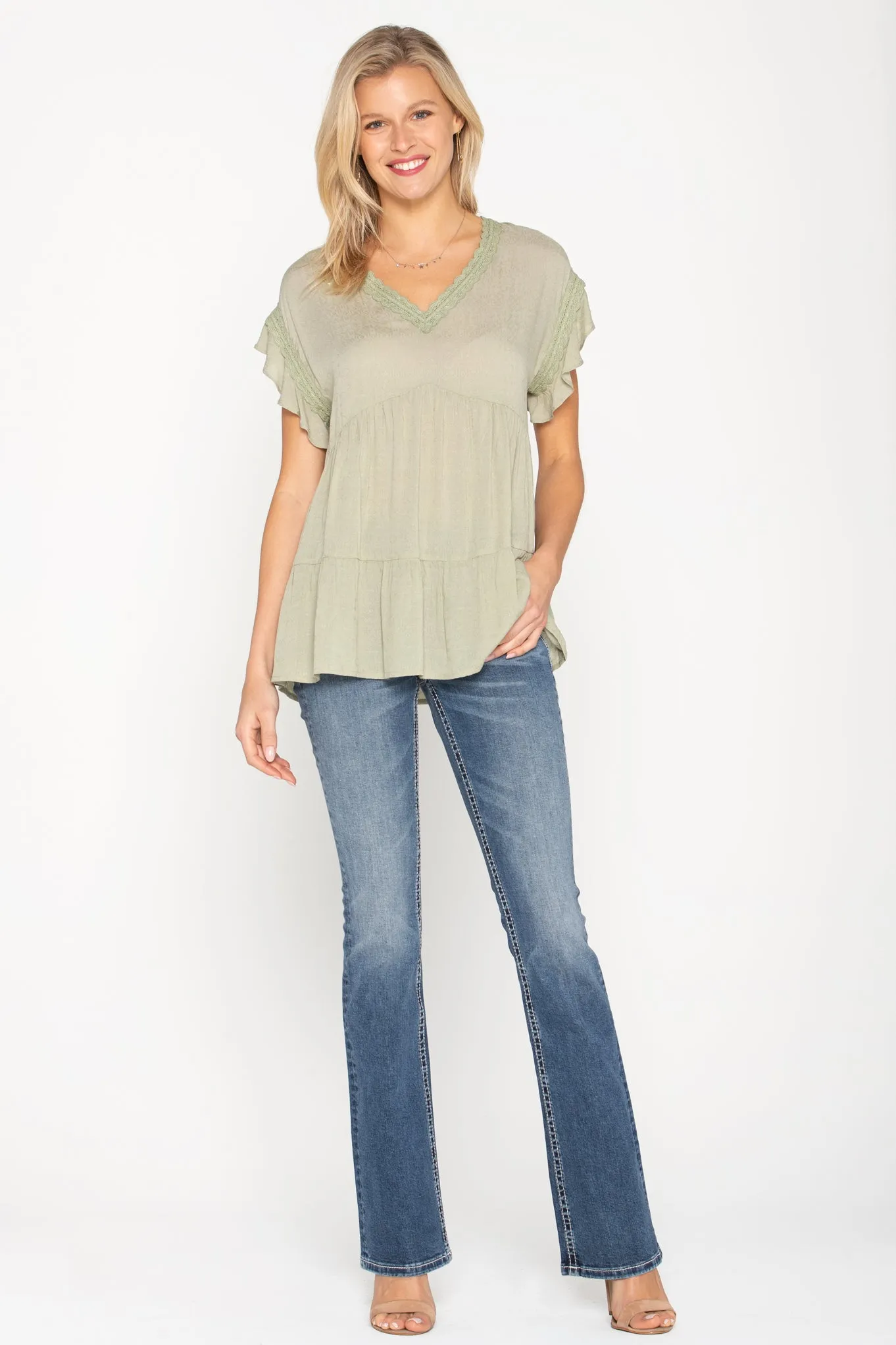 Love In Lace Top sold by Miss Me product image thumbnail 4