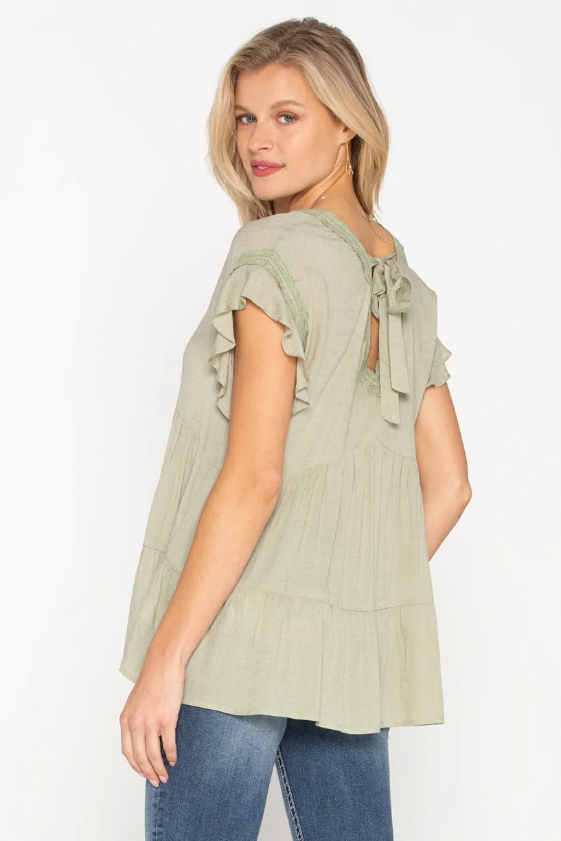 Love In Lace Top sold by Miss Me product image thumbnail 3