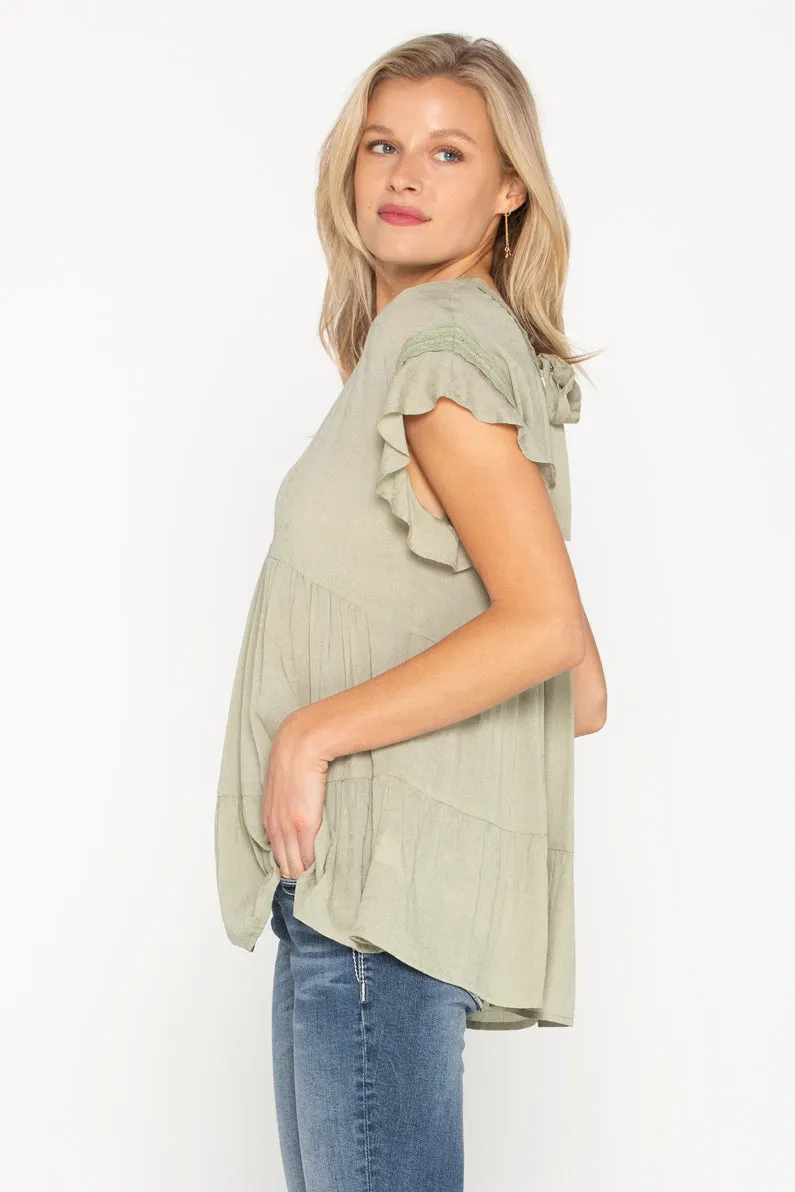 Love In Lace Top sold by Miss Me product image thumbnail 2