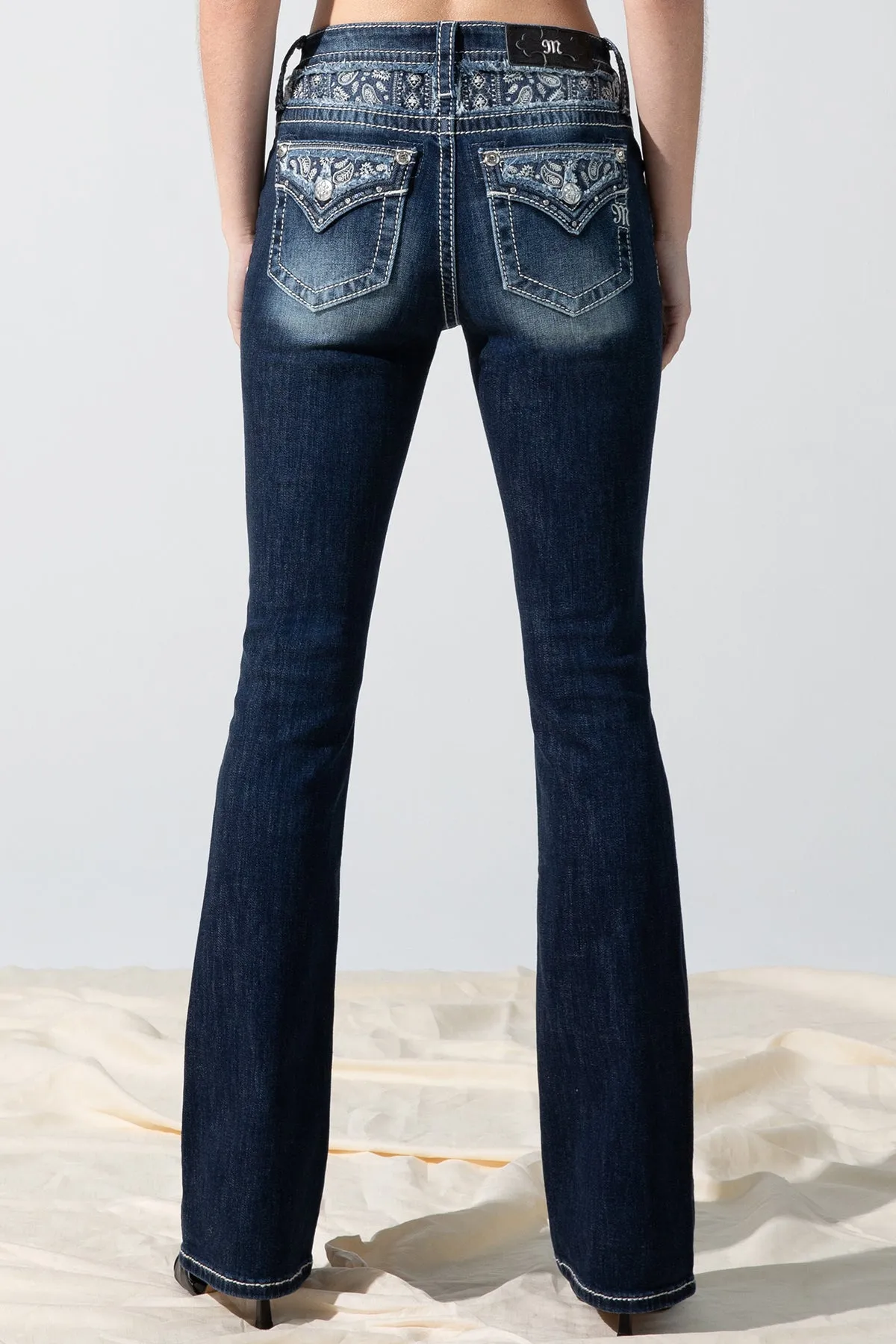 Paisley On Me Bootcut Jeans sold by Miss Me