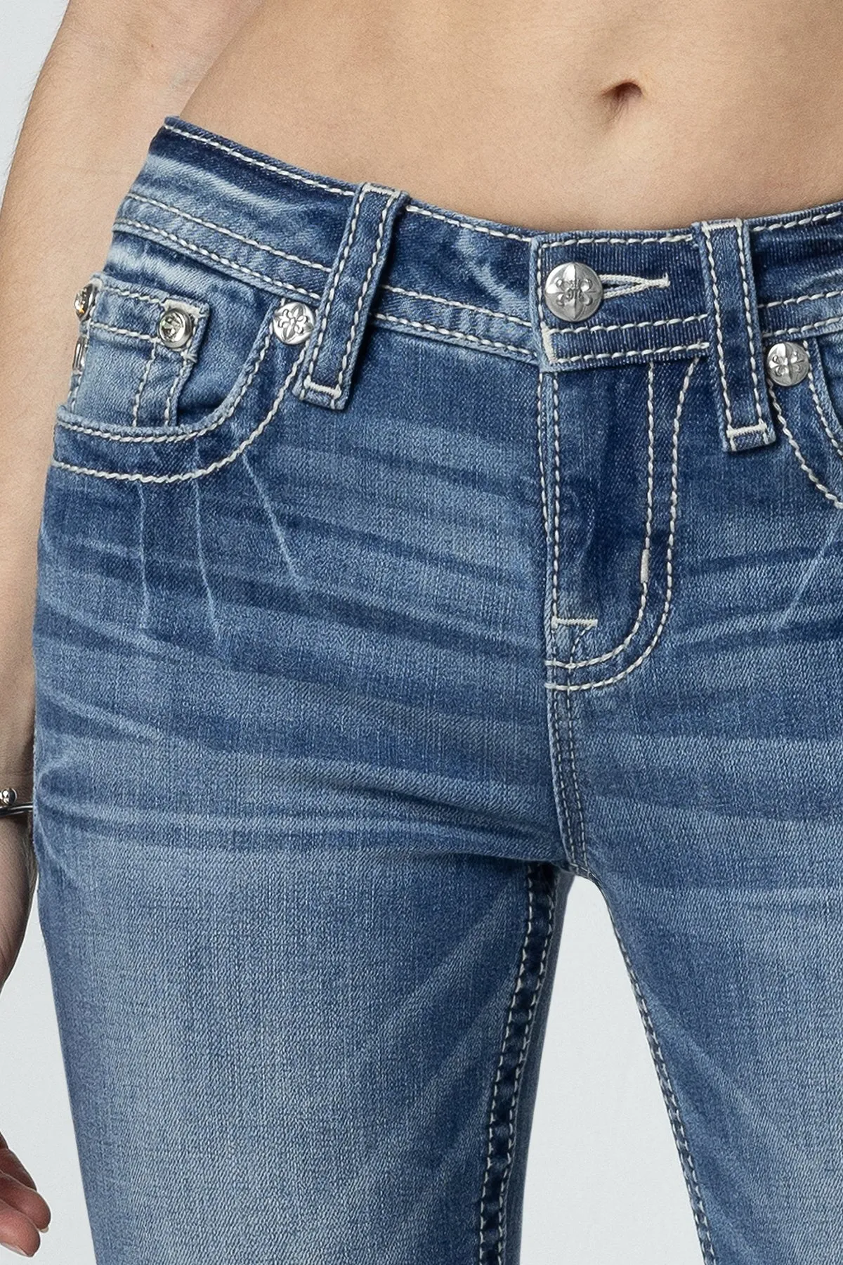 Floral Bloom Bootcut Jeans sold by Miss Me product image thumbnail 5