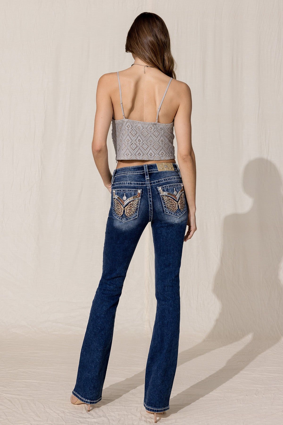 Strappy Sequin Crop Top sold by Miss Me product image thumbnail 5