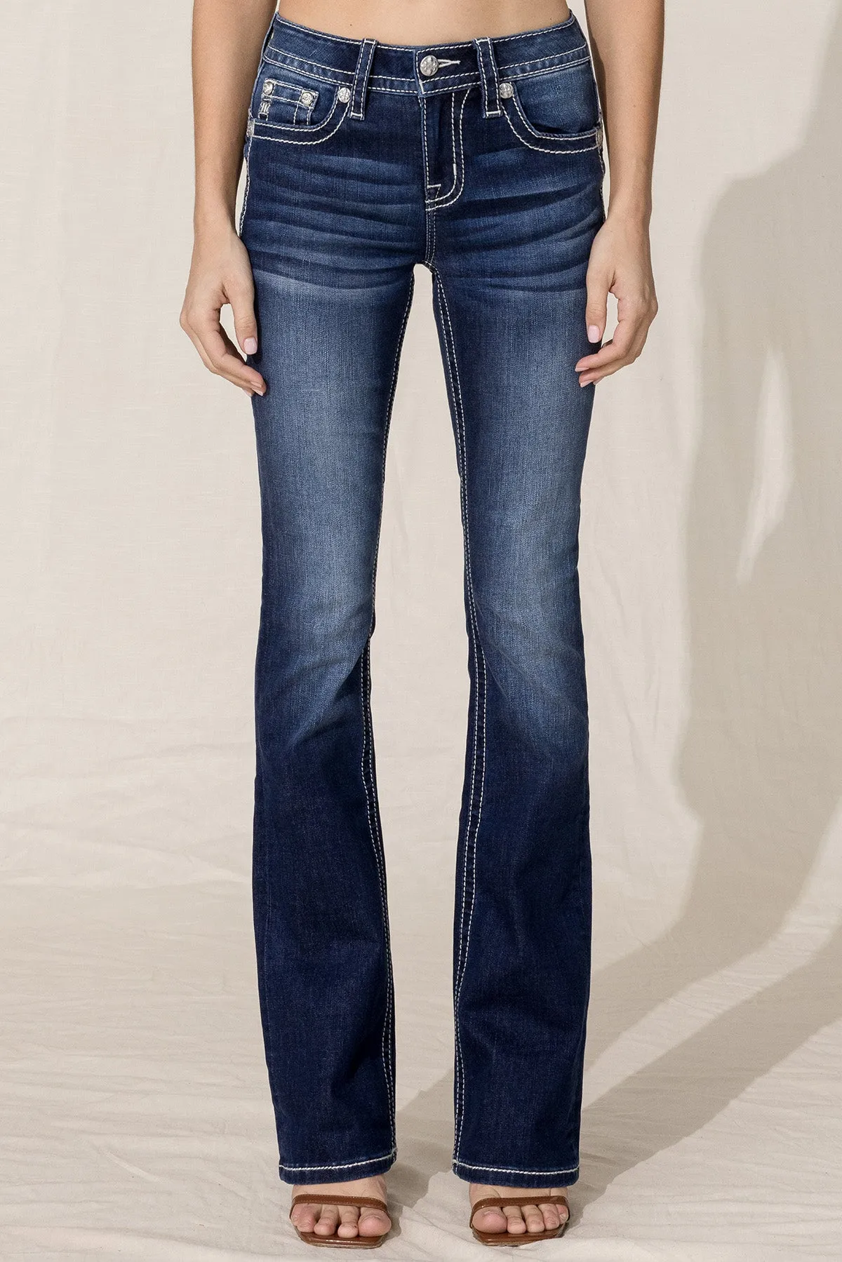 Blown Aztec Bootcut Jeans sold by Miss Me product image thumbnail 4