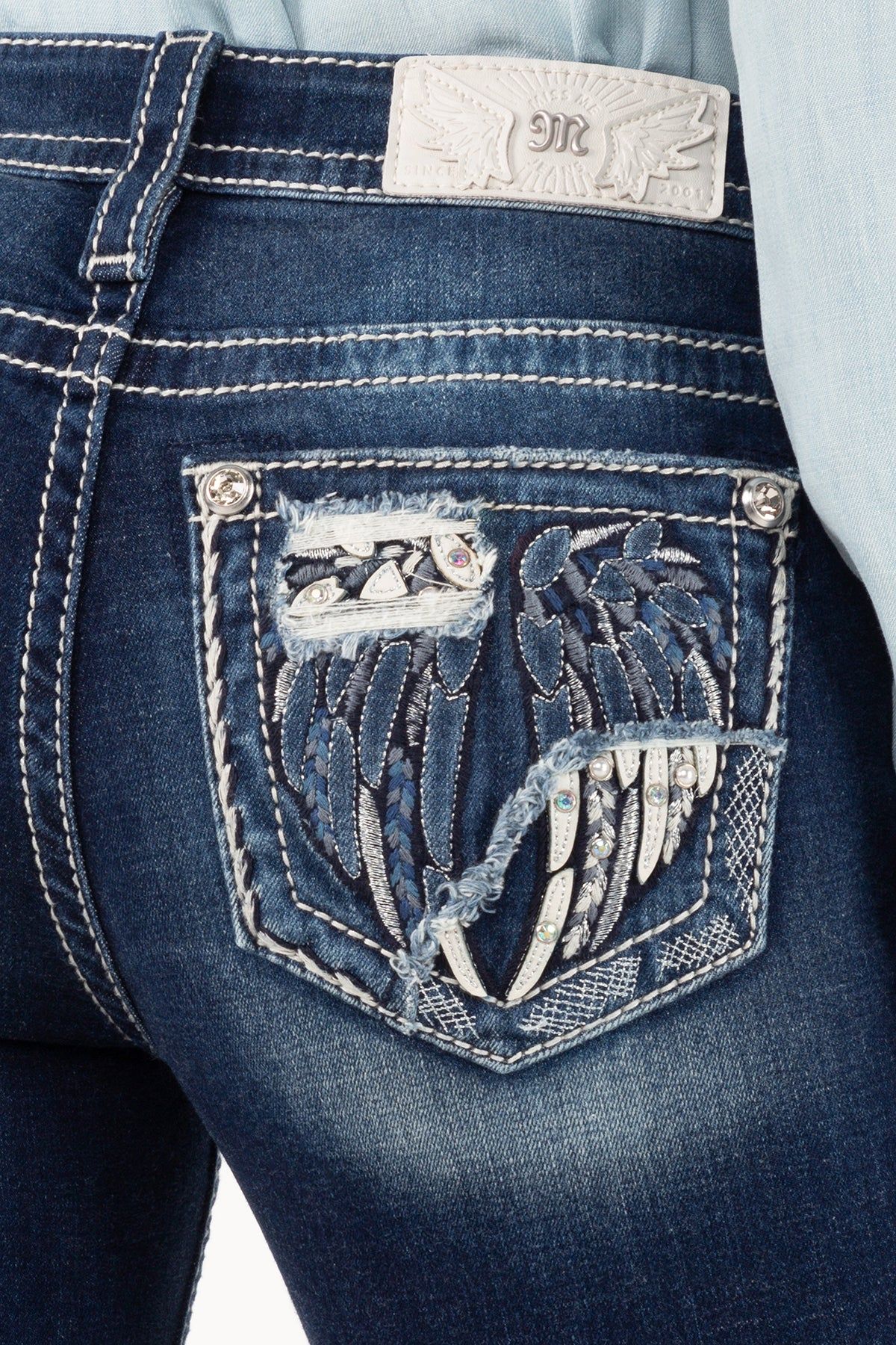 Hide and Wing Bootcut Jeans sold by Miss Me product image thumbnail 2