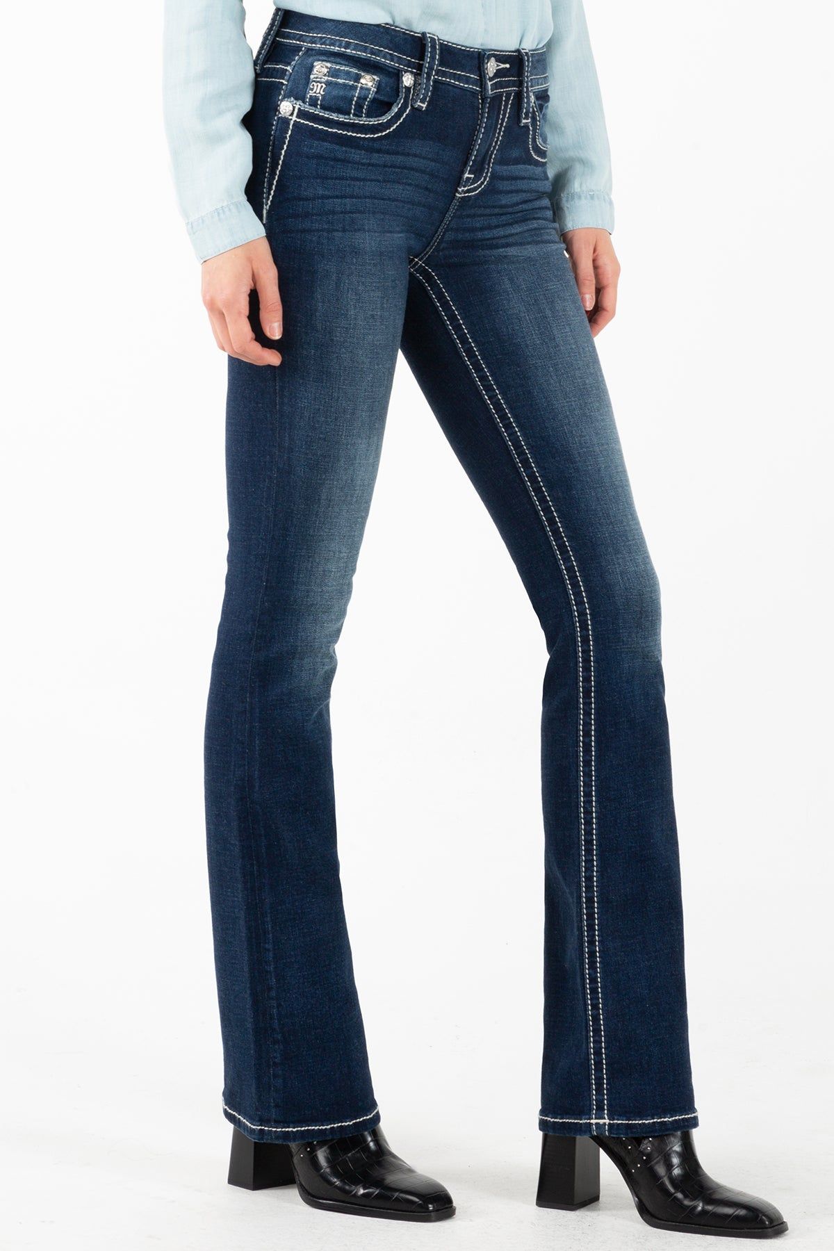 Hide and Wing Bootcut Jeans sold by Miss Me product image thumbnail 3