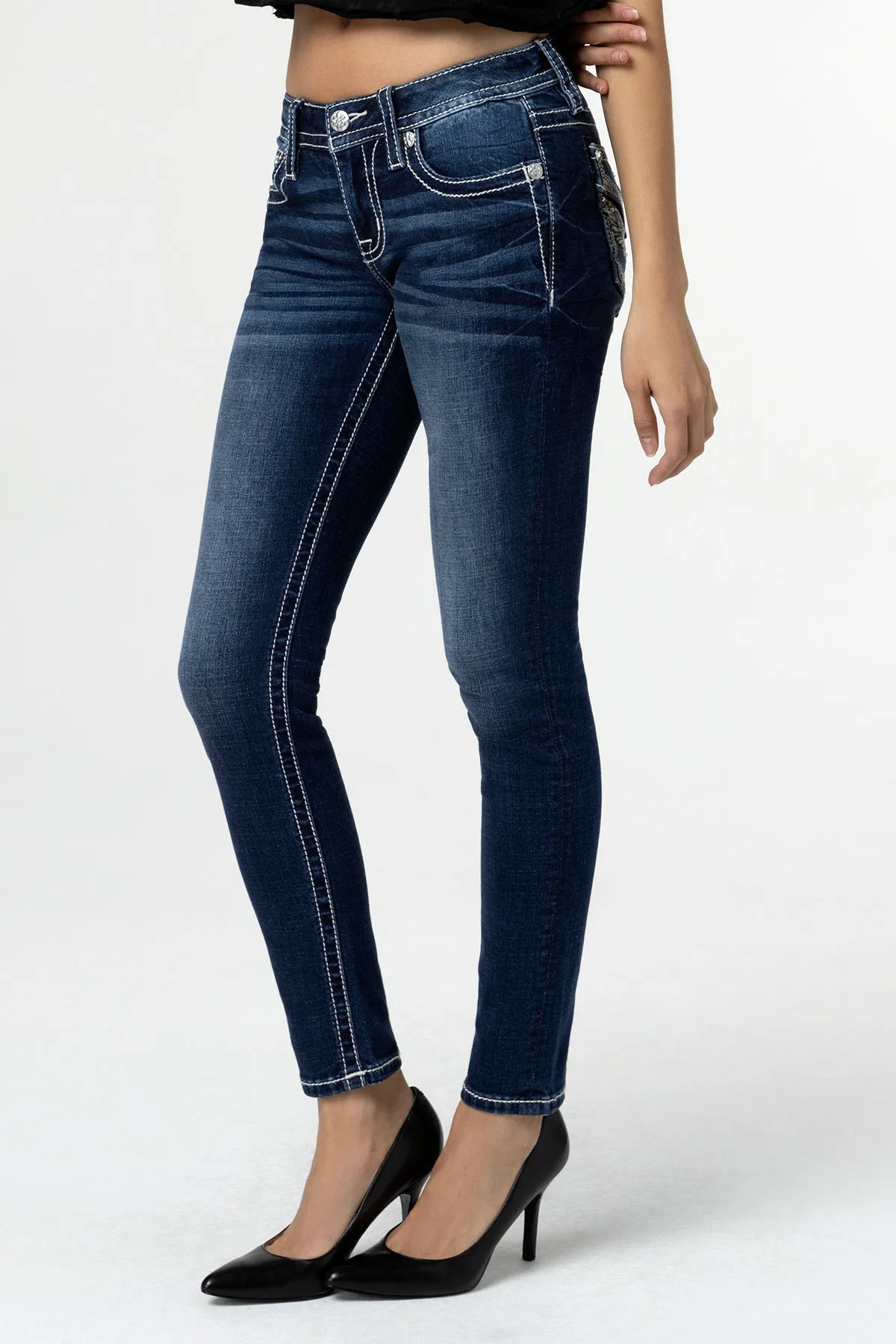 Xiomara Crissy Skinny Jeans sold by Miss Me product image thumbnail 3