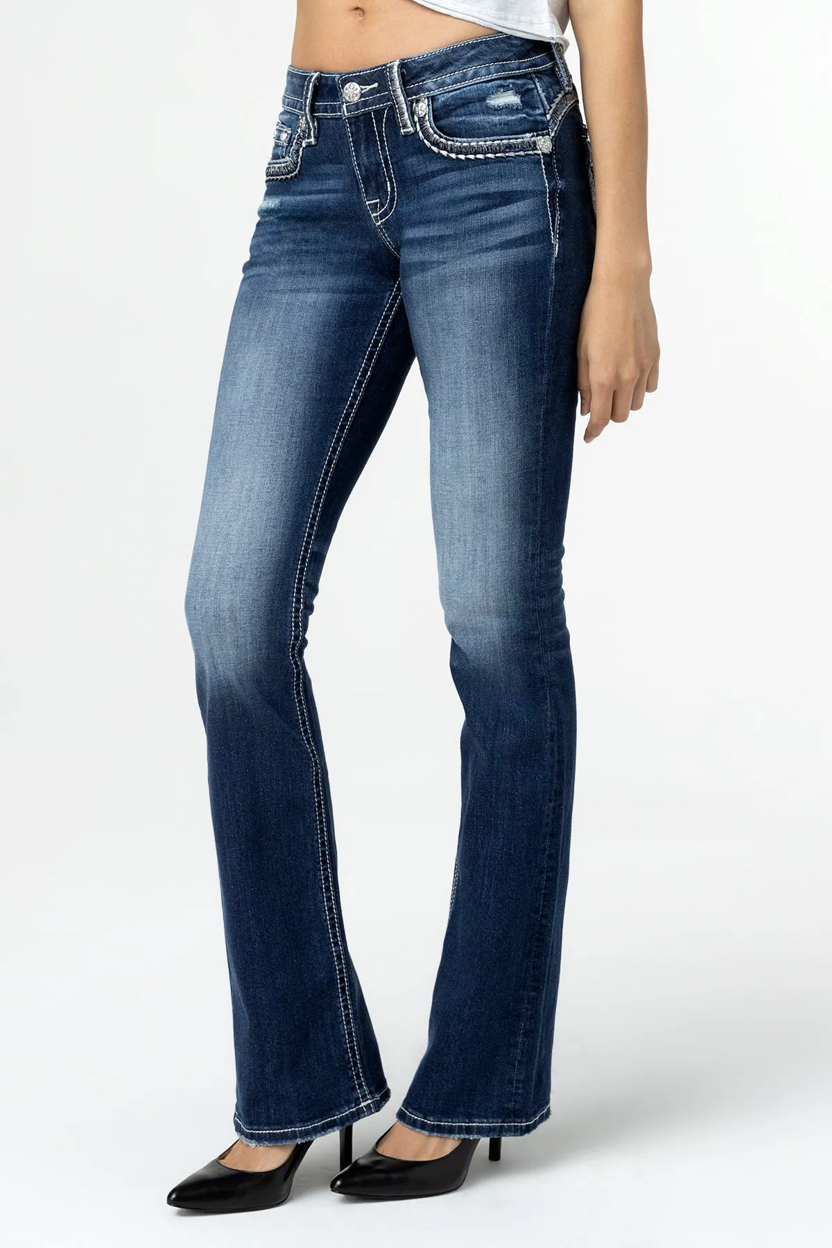 Nora Stitched Bootcut Jeans sold by Miss Me product image thumbnail 3