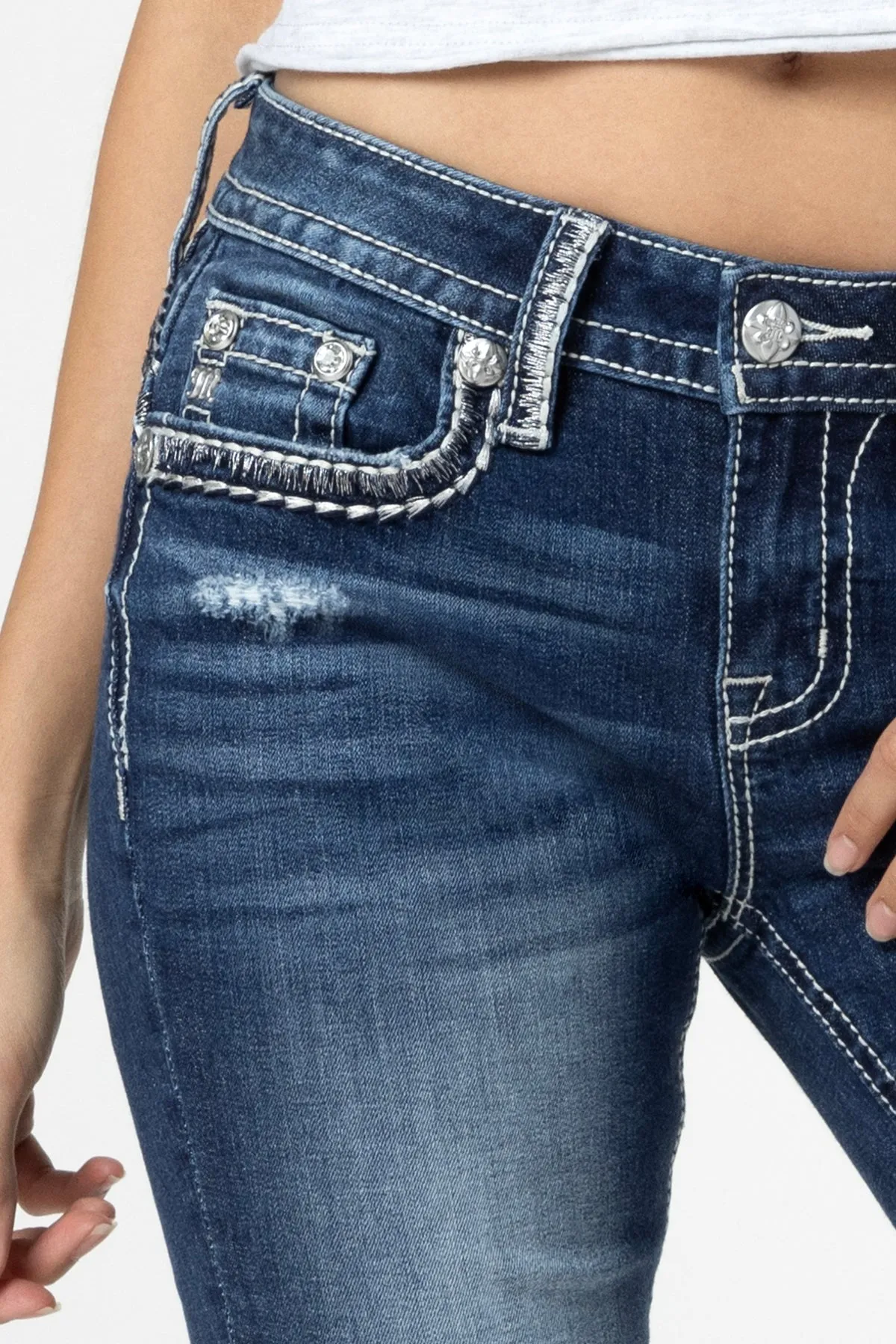 Nora Stitched Bootcut Jeans sold by Miss Me product image thumbnail 4