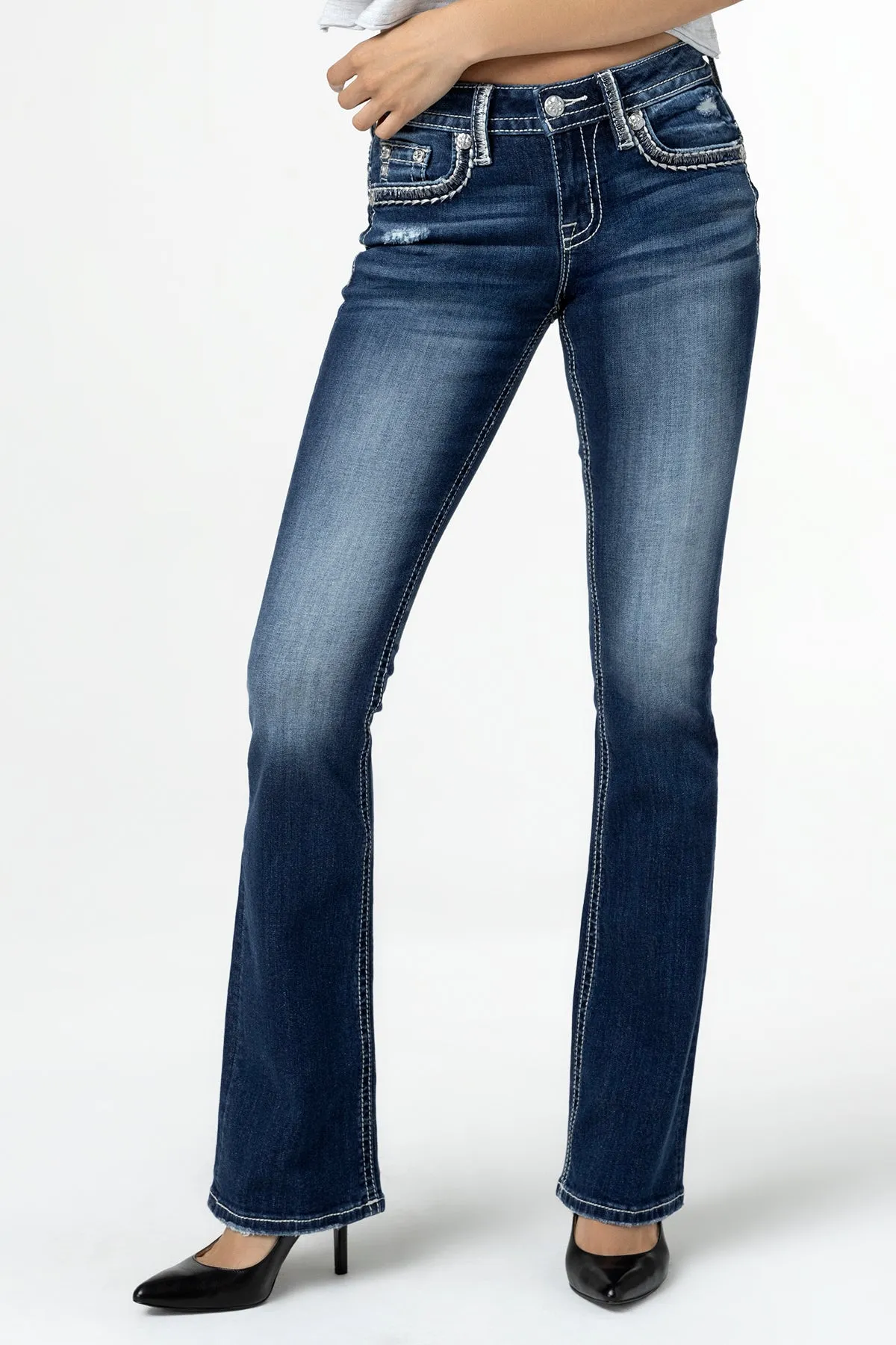 Nora Stitched Bootcut Jeans sold by Miss Me product image thumbnail 2