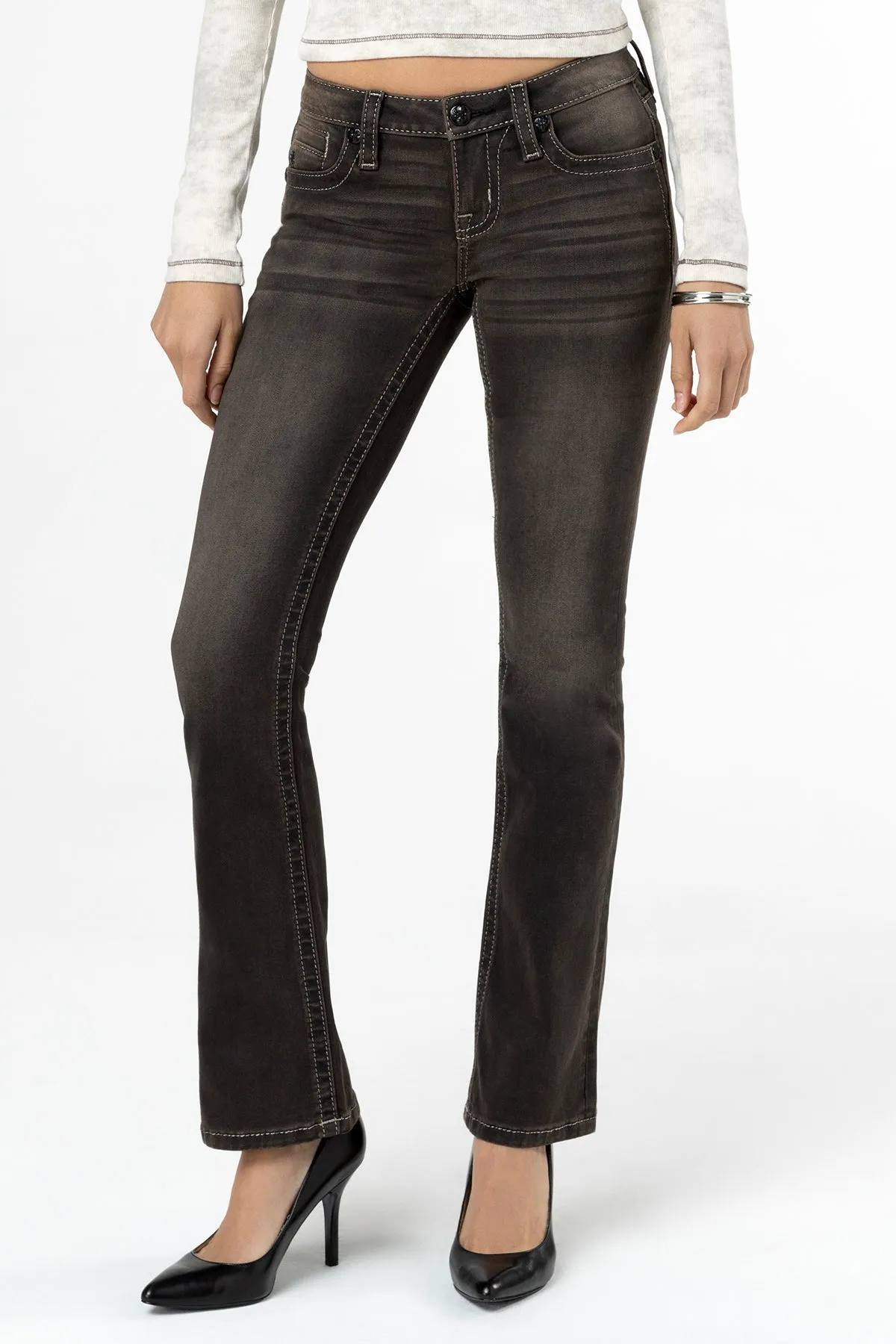 Gabbriette Low Rise Bootcut Jeans sold by Miss Me product image thumbnail 3
