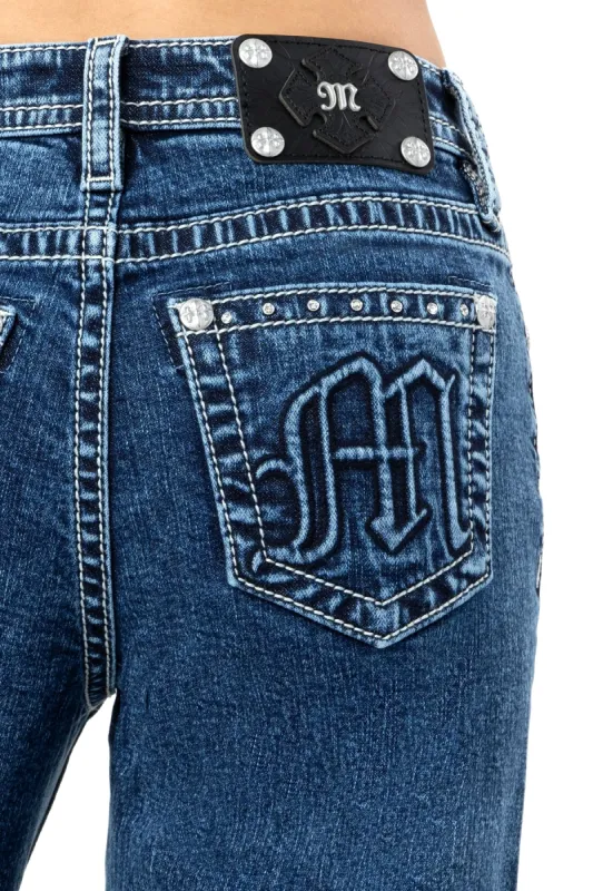 Going Rouge Wide Leg Jeans sold by Miss Me