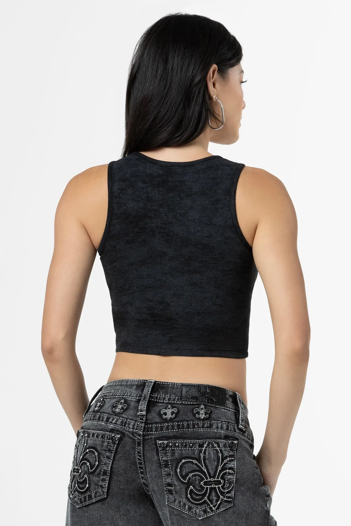 Lohan Buckle Tank Top sold by Miss Me product image thumbnail 3