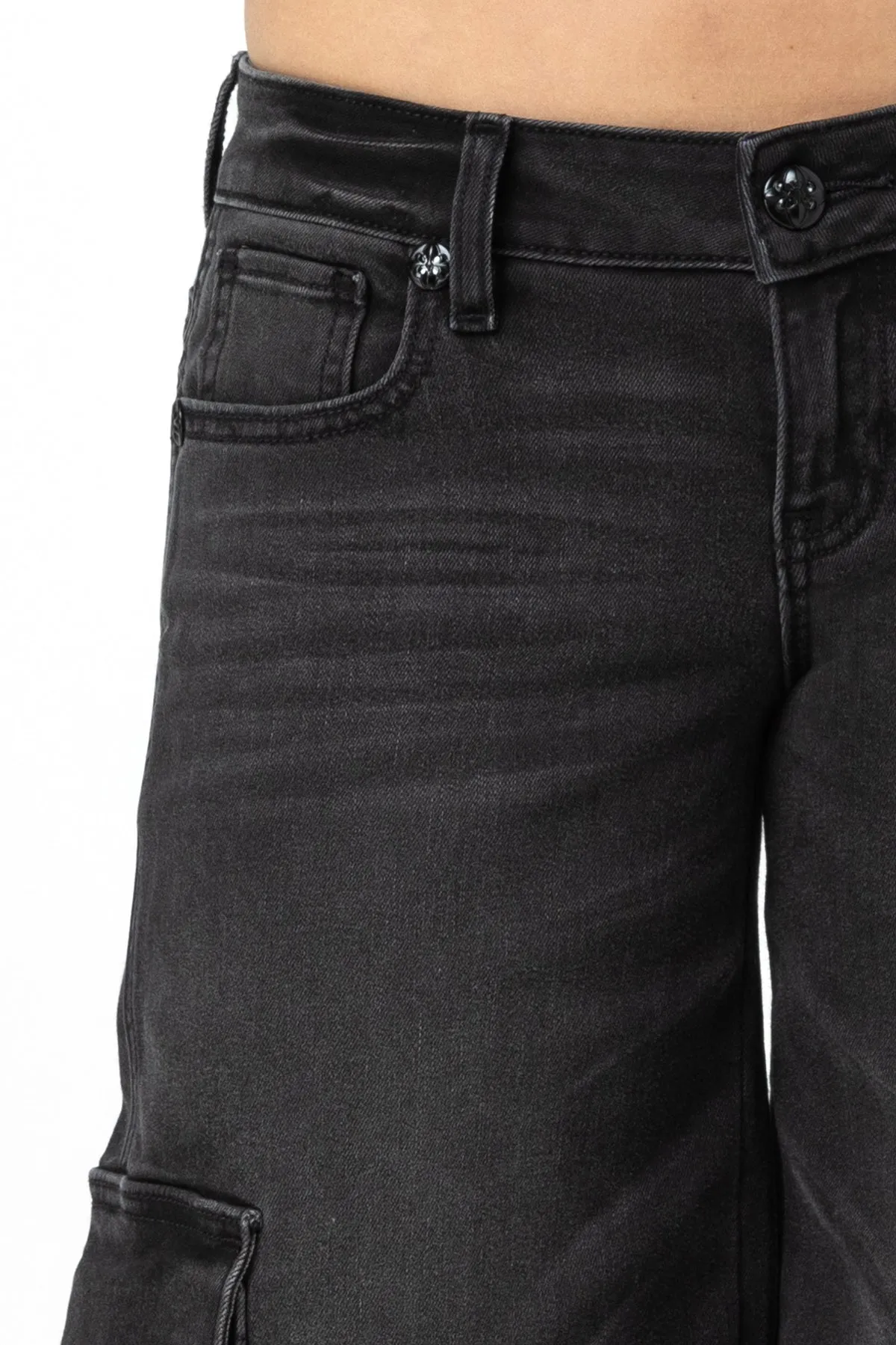 Evelyn Low Rise Cargo Jeans sold by Miss Me product image thumbnail 5