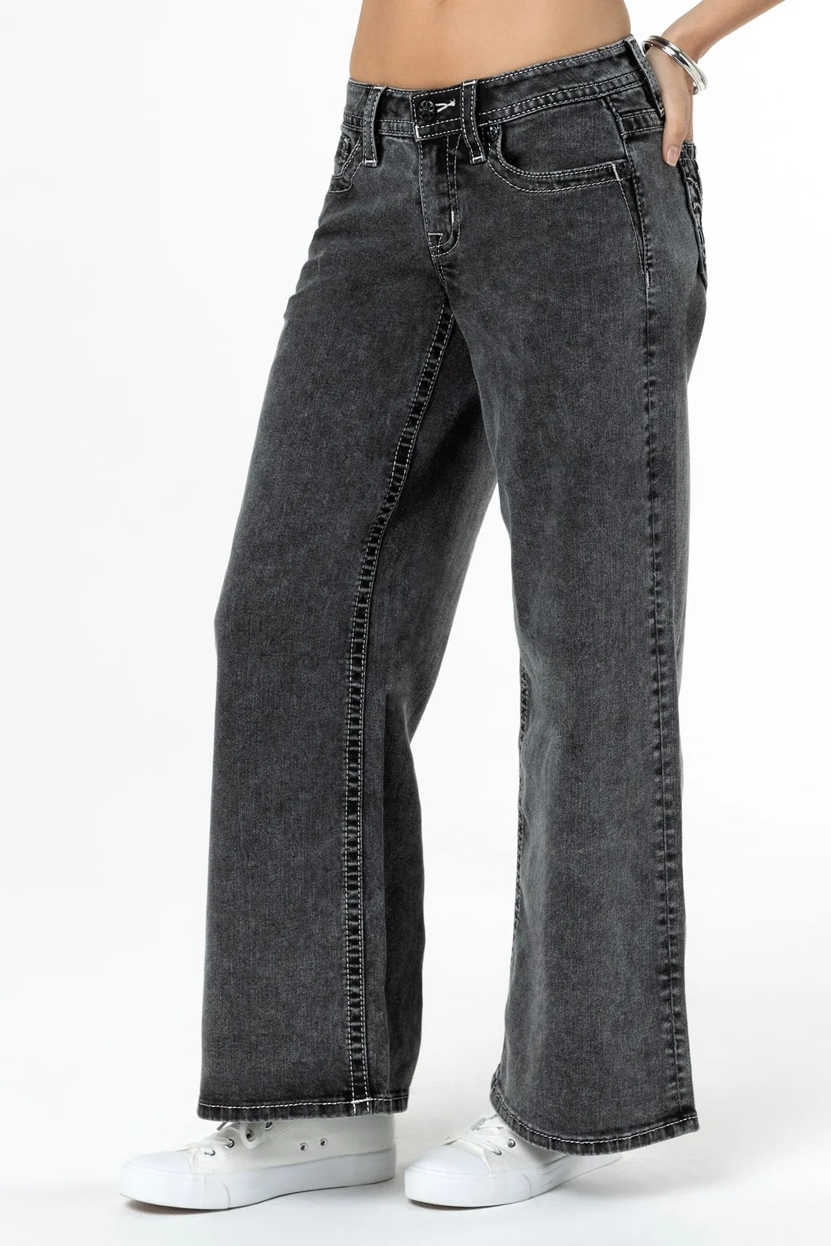 Miss Fleur Wide Leg Jeans sold by Miss Me product image thumbnail 4