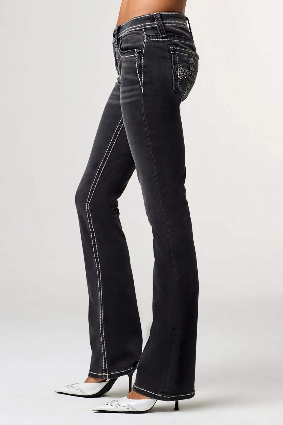 Like A Prayer Bootcut Jeans sold by Miss Me product image thumbnail 3