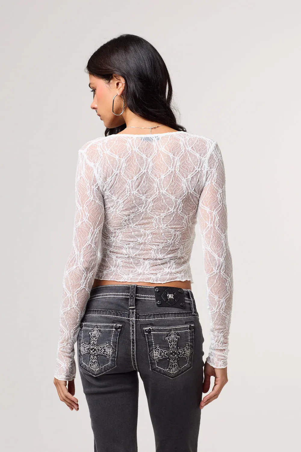 Coco Lace Top sold by Miss Me product image thumbnail 4