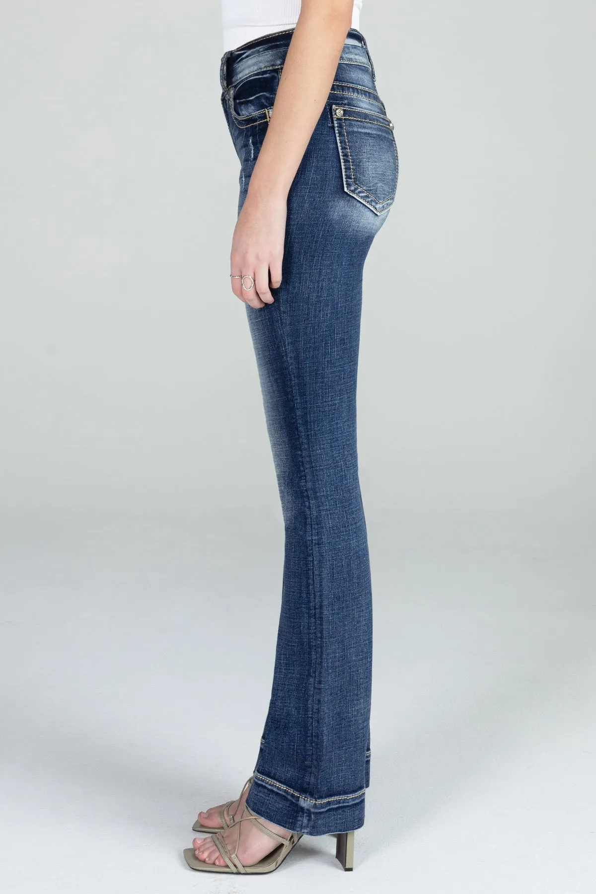 Classic Double Button Bootcut Denim sold by Miss Me product image thumbnail 3