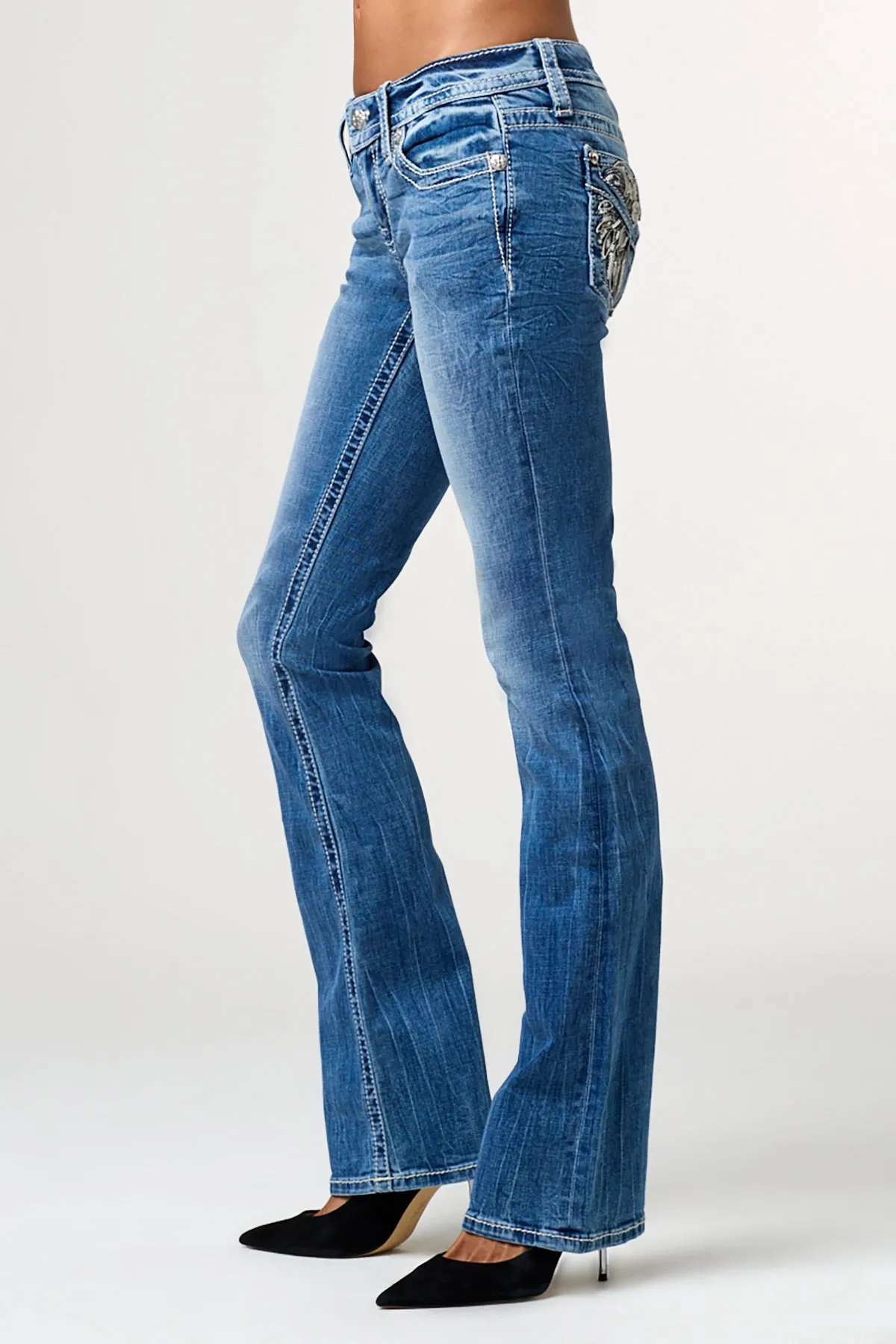 Good Graces Bootcut Jeans sold by Miss Me product image thumbnail 4