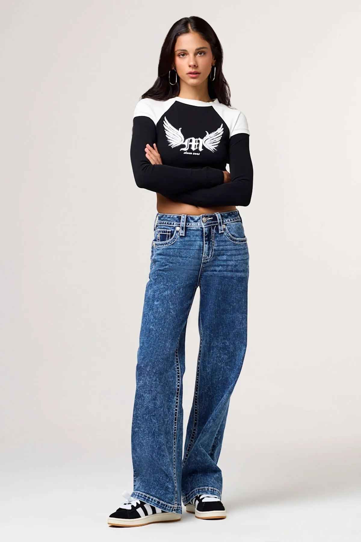 Santini Long Sleeve Top sold by Miss Me product image thumbnail 4