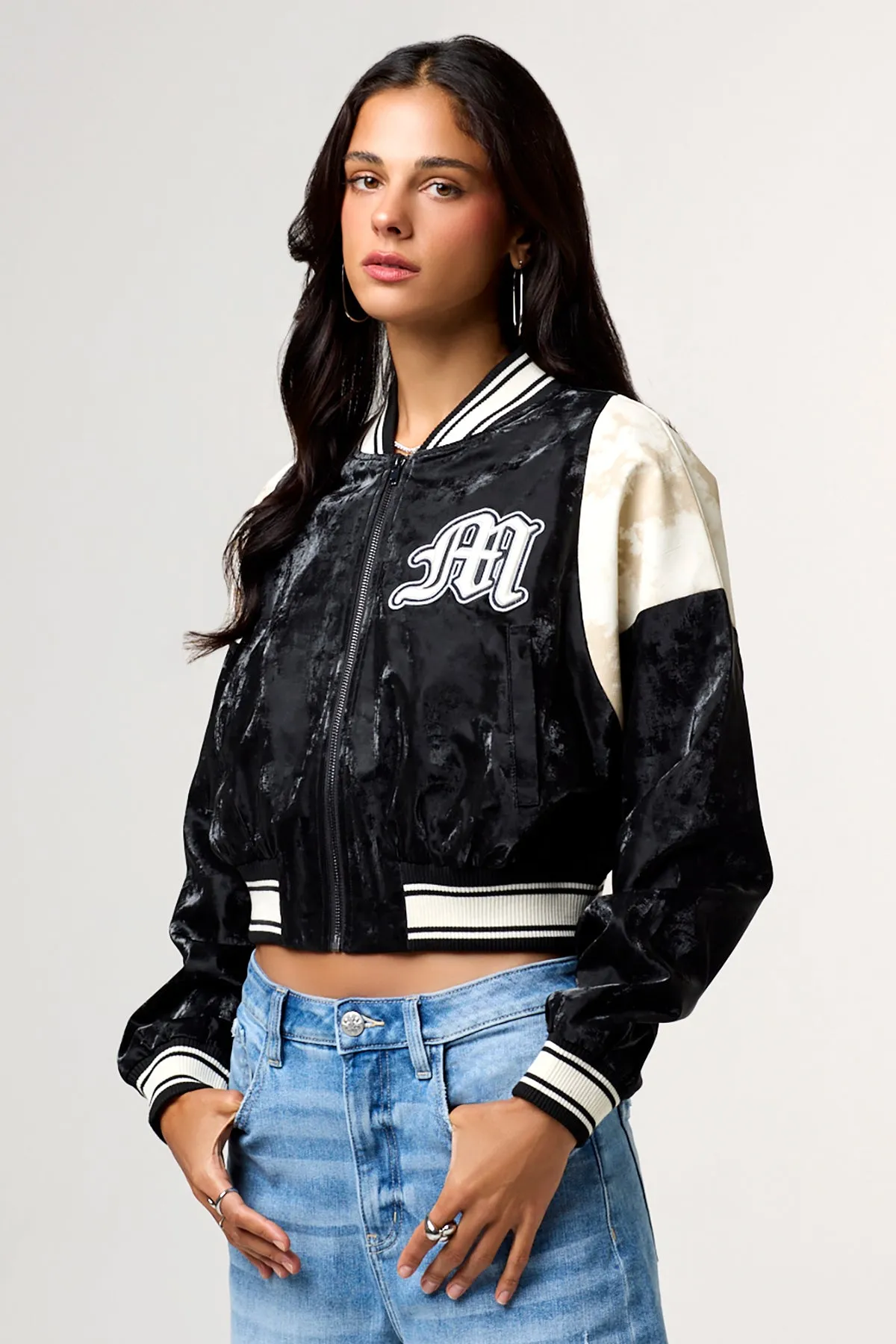 Zuko Butter Bomber Jacket sold by Miss Me product image thumbnail 3