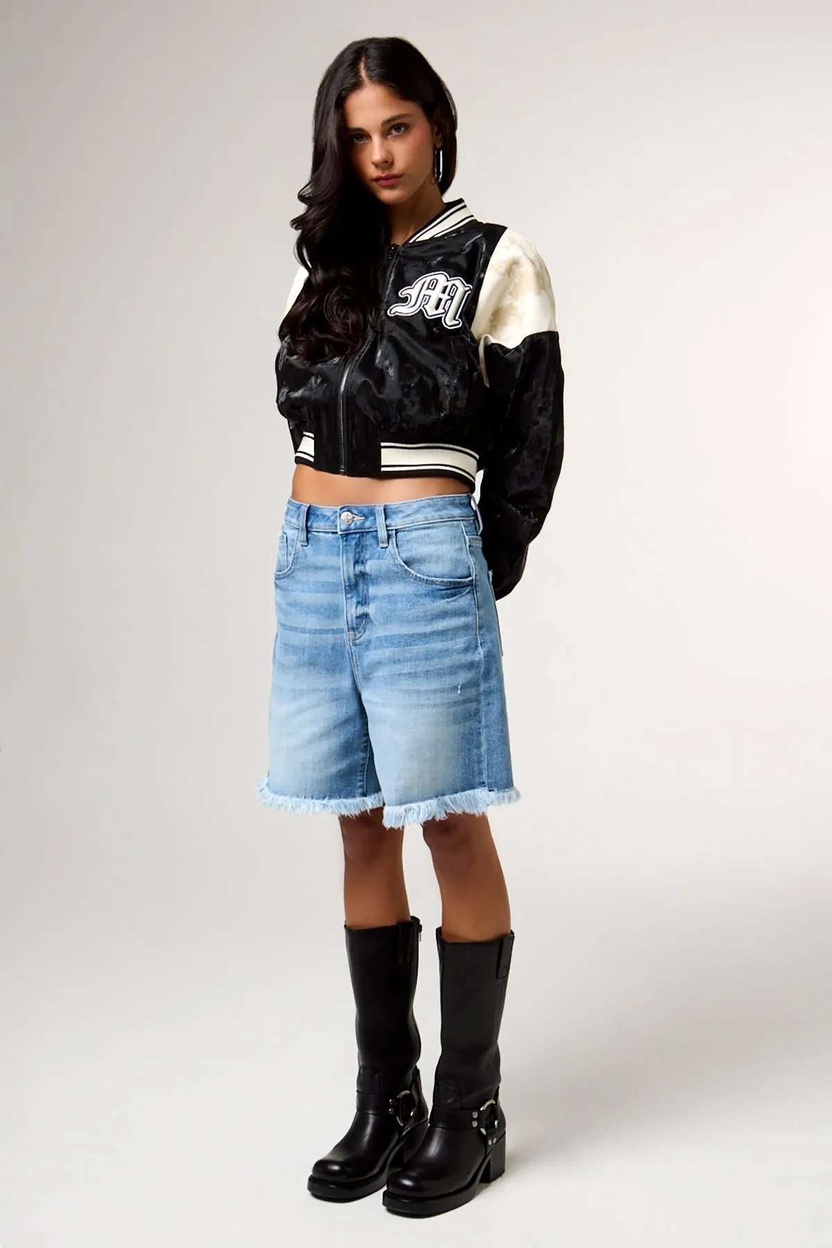 Zuko Butter Bomber Jacket sold by Miss Me product image thumbnail 5