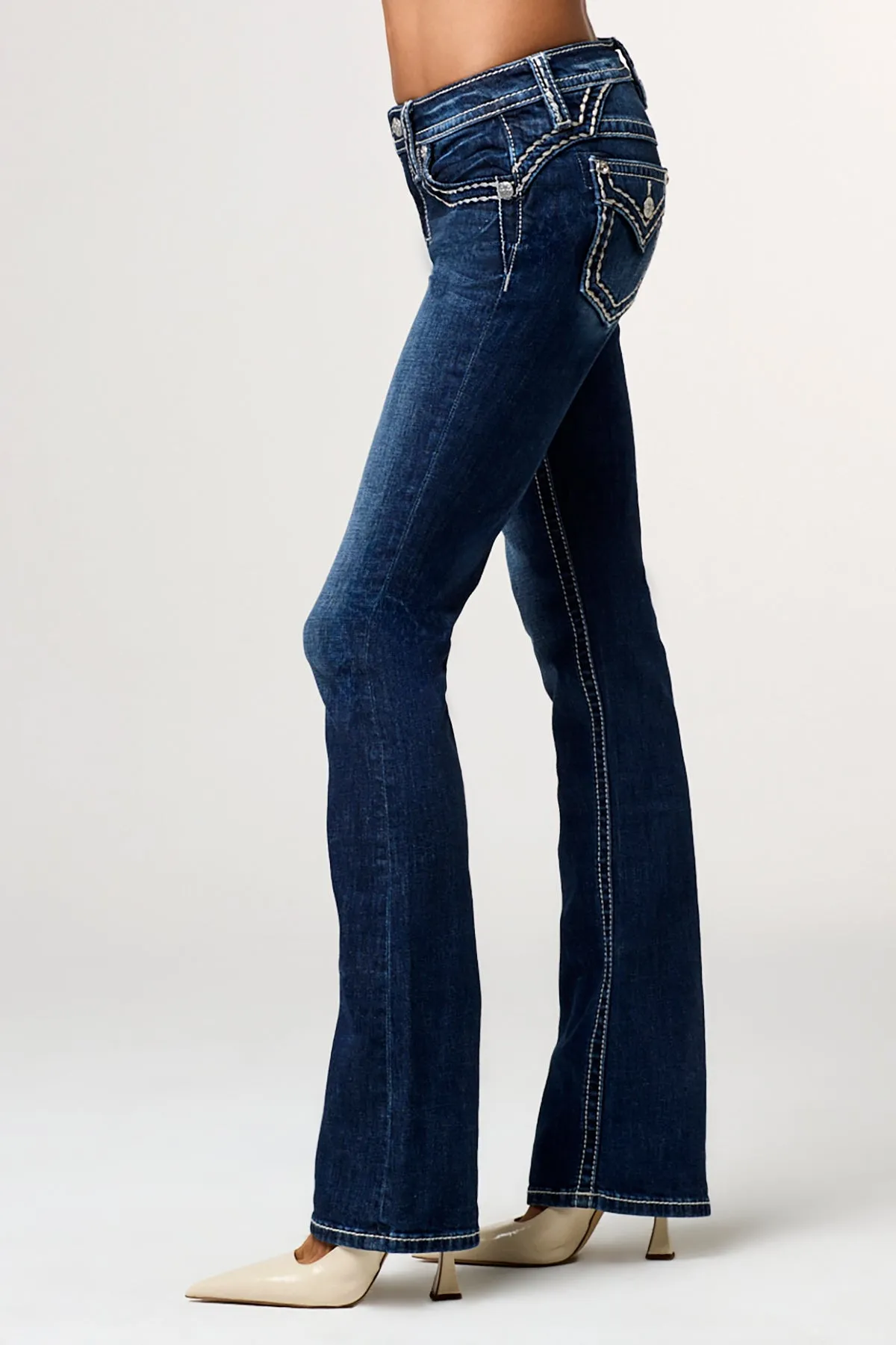 Raleigh Stitched Bootcut Jeans sold by Miss Me product image thumbnail 4