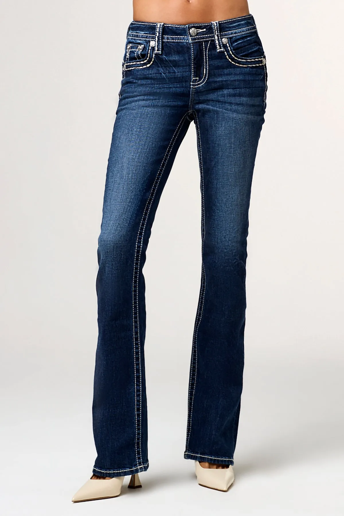 Raleigh Stitched Bootcut Jeans sold by Miss Me product image thumbnail 3