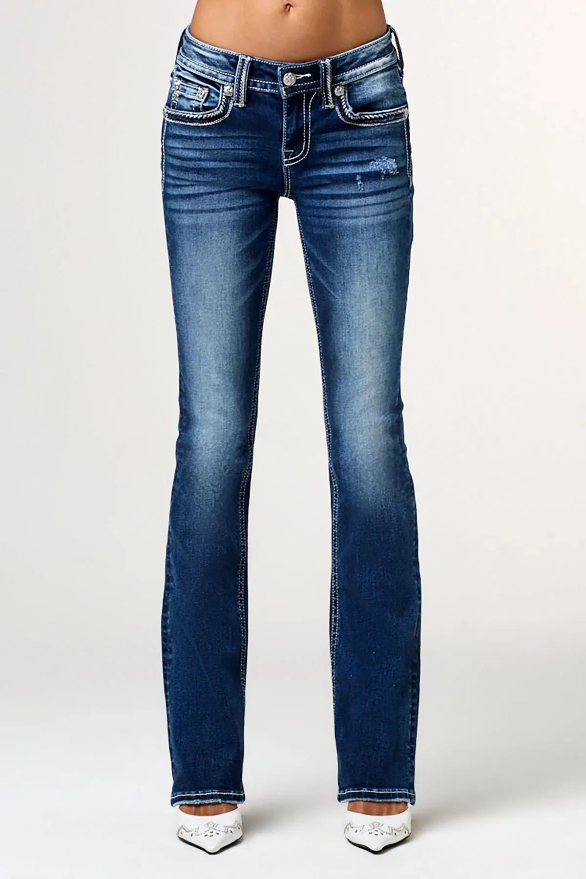 Mckinley Stitched Bootcut Jeans sold by Miss Me product image thumbnail 3