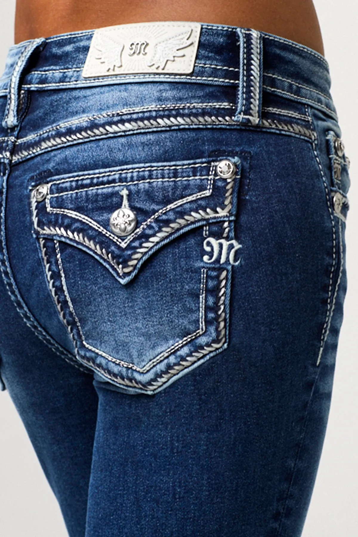 Mckinley Stitched Bootcut Jeans sold by Miss Me product image thumbnail 2