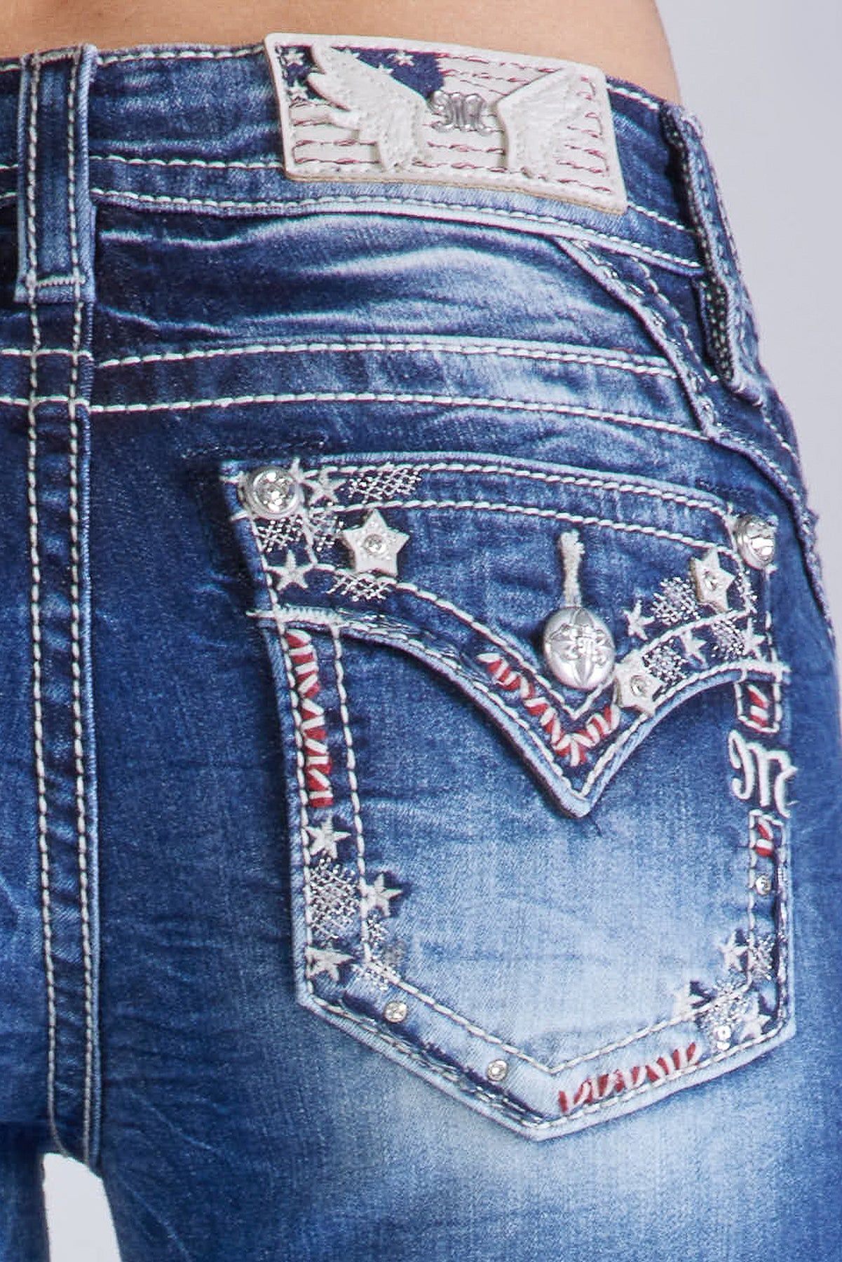 Superstar Capri sold by Miss Me product image thumbnail 4