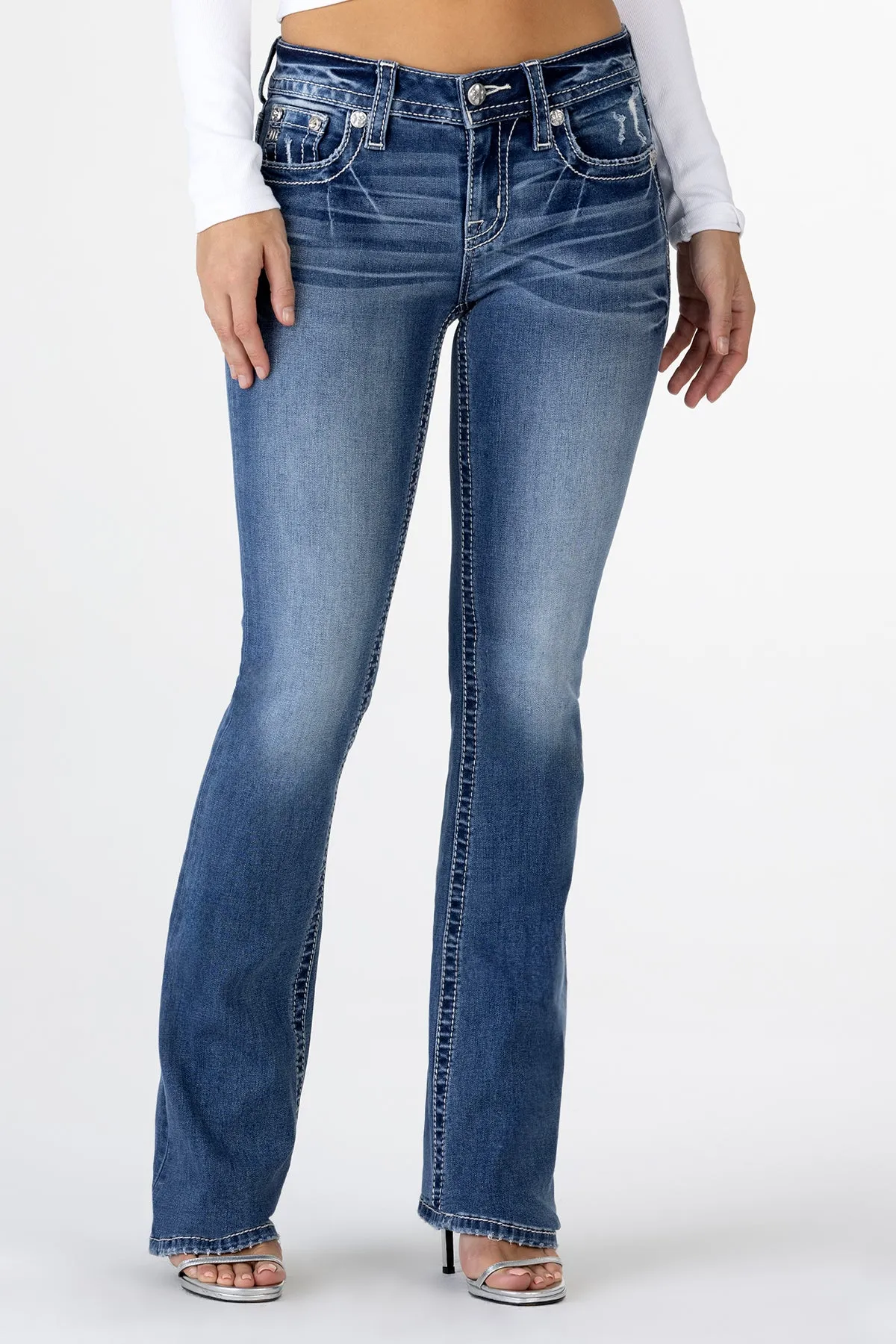 Georgie Fleur Bootcut Jeans sold by Miss Me product image thumbnail 4
