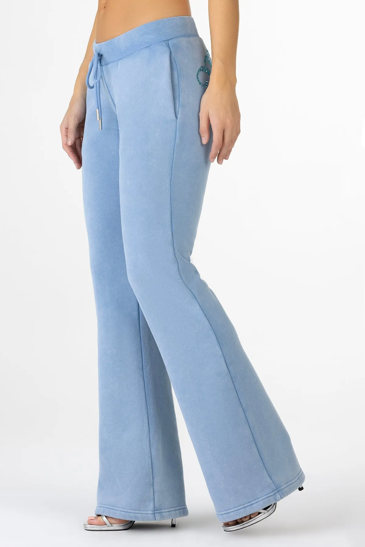 Loves It Rhinestone Sweatpants sold by Miss Me product image thumbnail 5