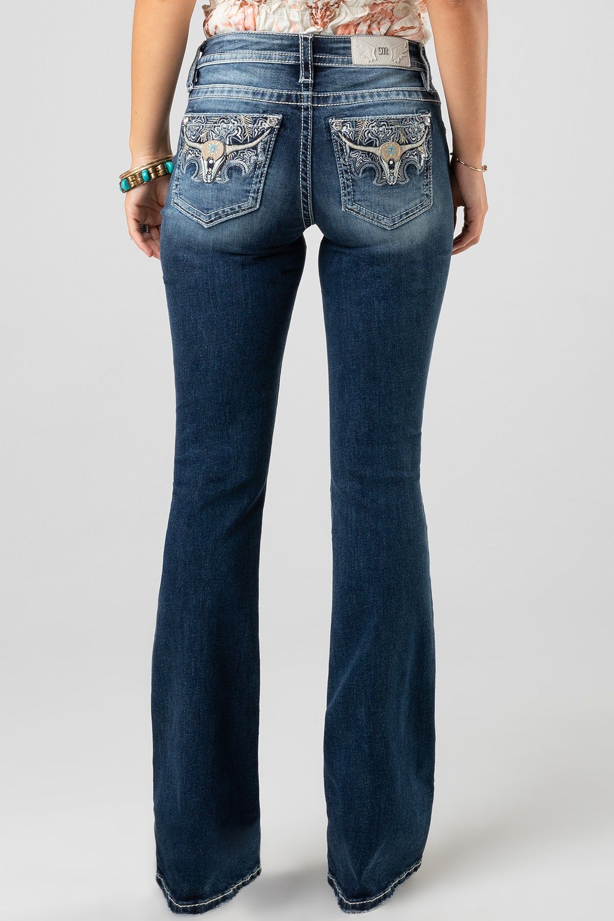 Tropical Longhorn Bootcut Jeans sold by Miss Me