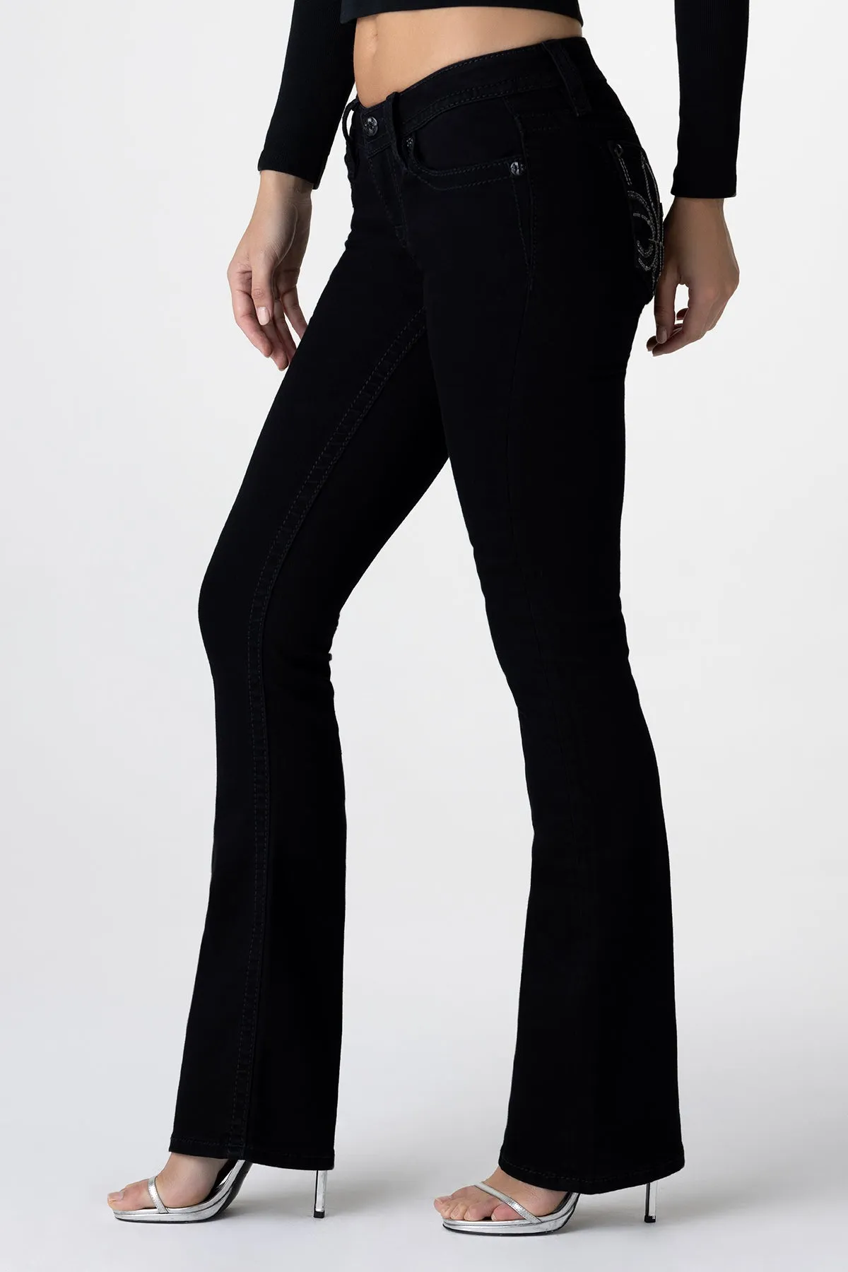 Fleur De Glin Bootcut Jeans sold by Miss Me product image thumbnail 3
