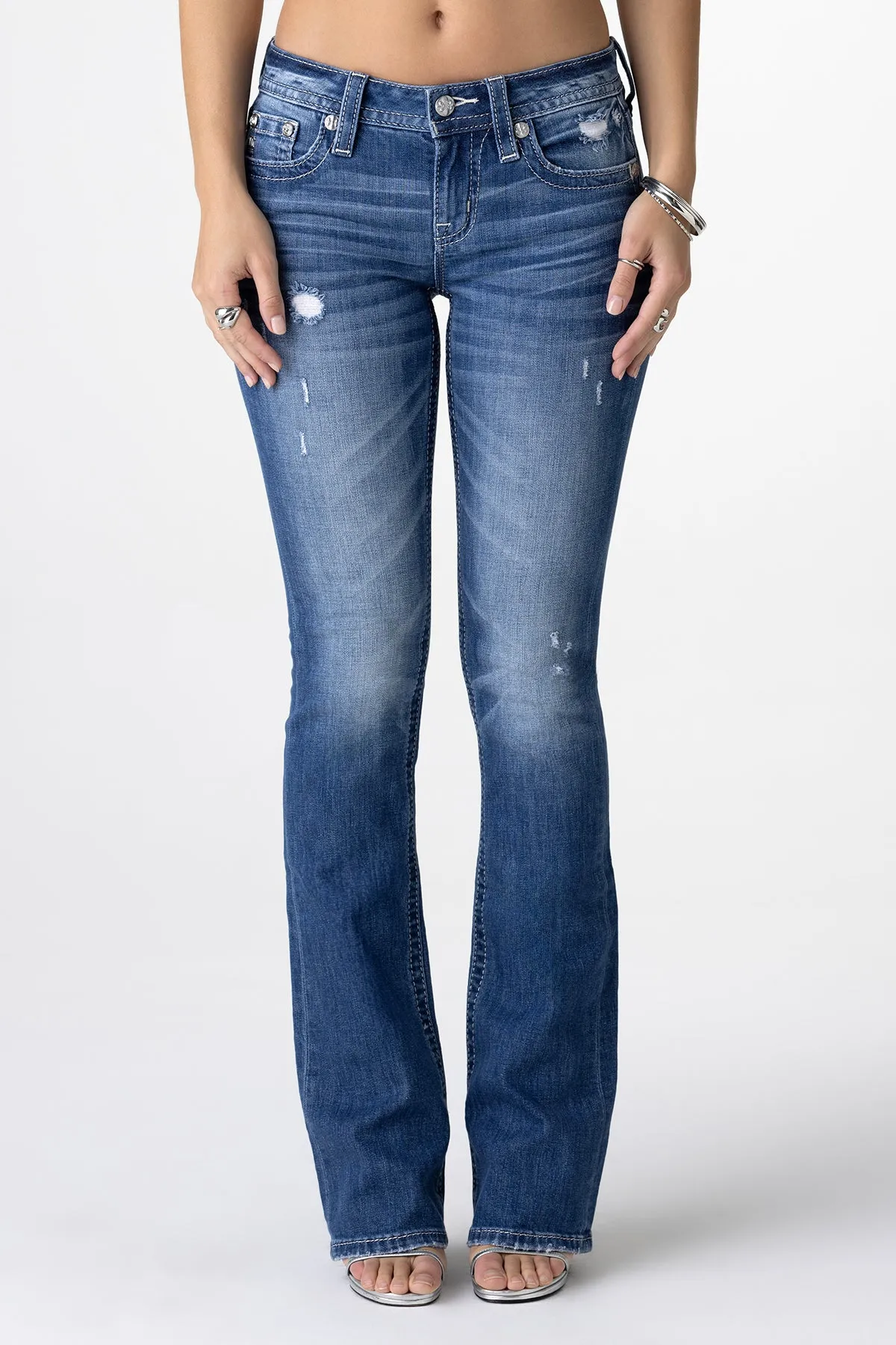 Willow Cross Bootcut Jeans sold by Miss Me product image thumbnail 3