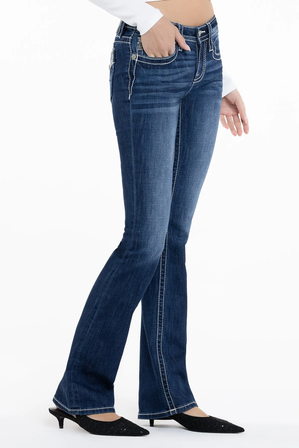 Charlotte Bootcut Jeans sold by Miss Me product image thumbnail 4